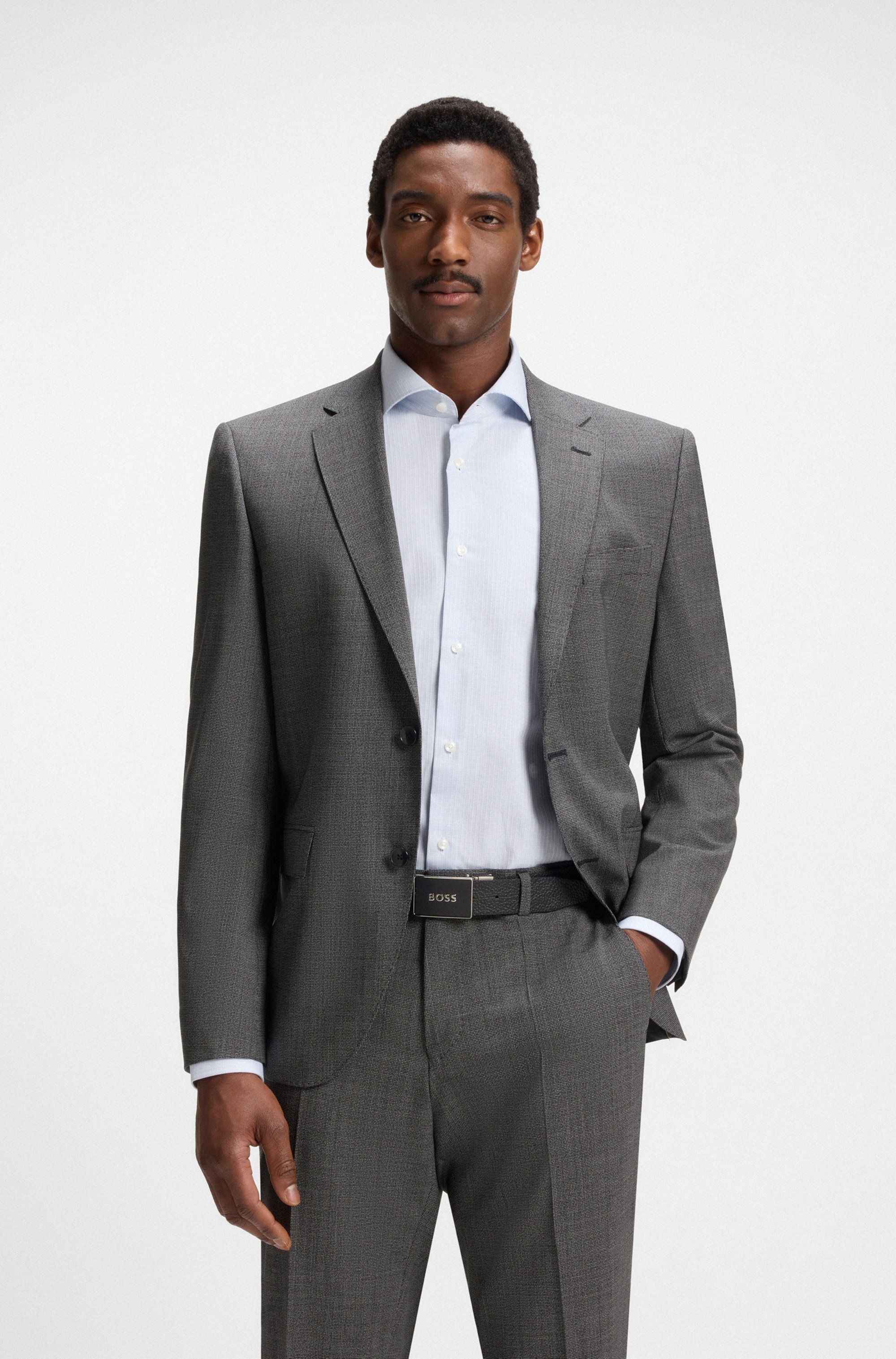 BOSS Ledergürtel "BOSS Icon-M Sr35 grp", mit Markenlabel günstig online kaufen