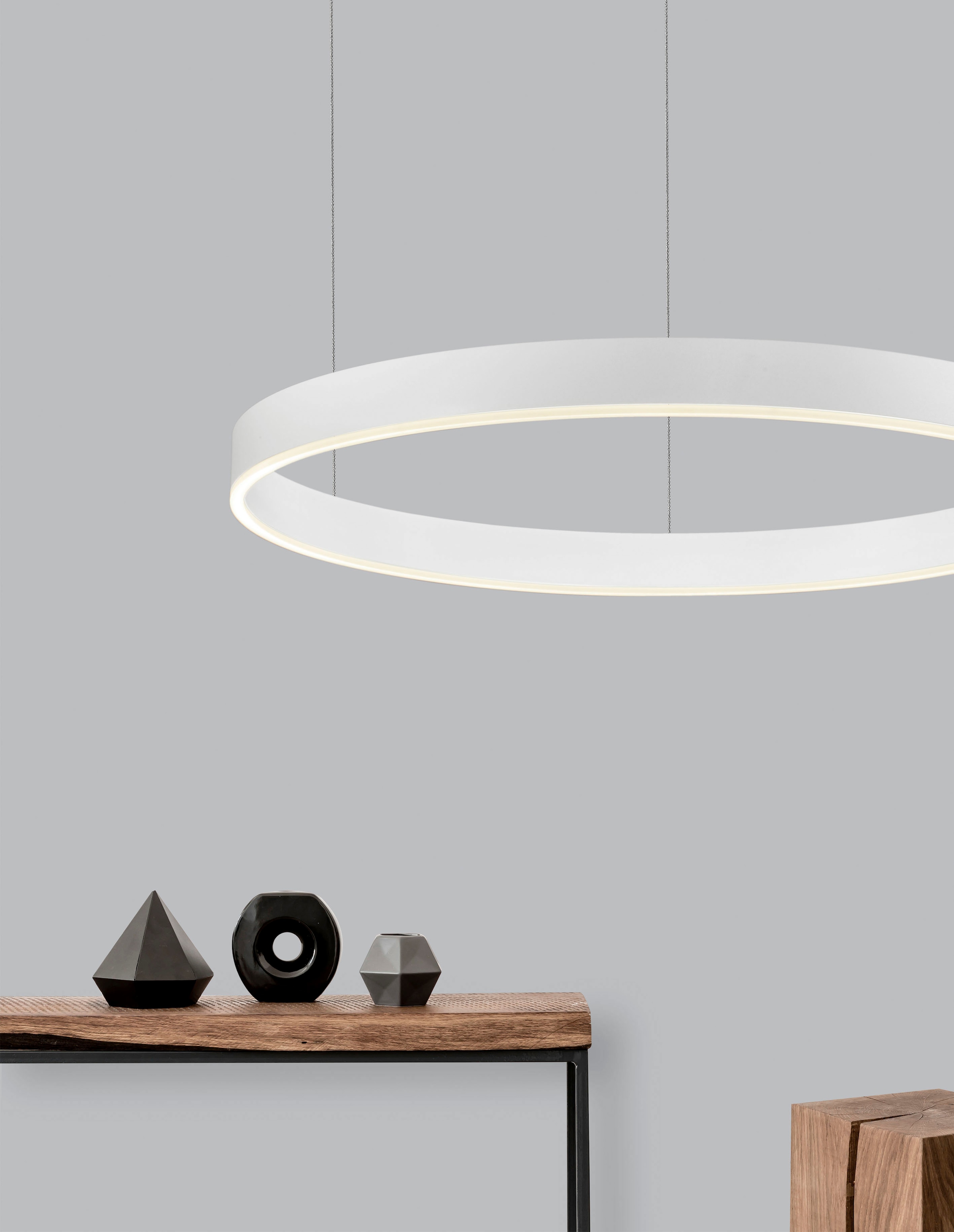Nova Luce LED-Hängeleuchte »MOTIF«, 1 flammig, Dimmbar; Höhenverstellbar; Mit Leuchtmittel