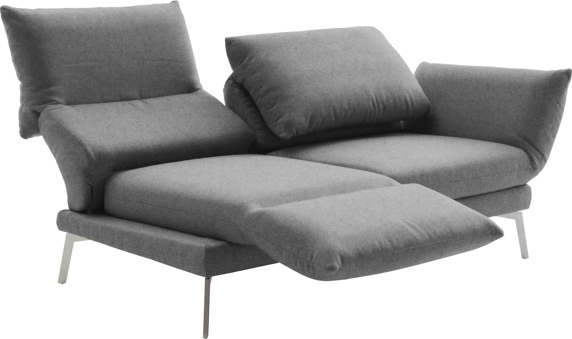 SCHÖNER WOHNEN-Kollektion 2,5-Sitzer »Spin, Multifunktionssofa, bequem und hochwertig verarbeitet«, Drehsitz-Funktion, USB-Anschluss, Armlehnfunktion, Rückenverstellung
