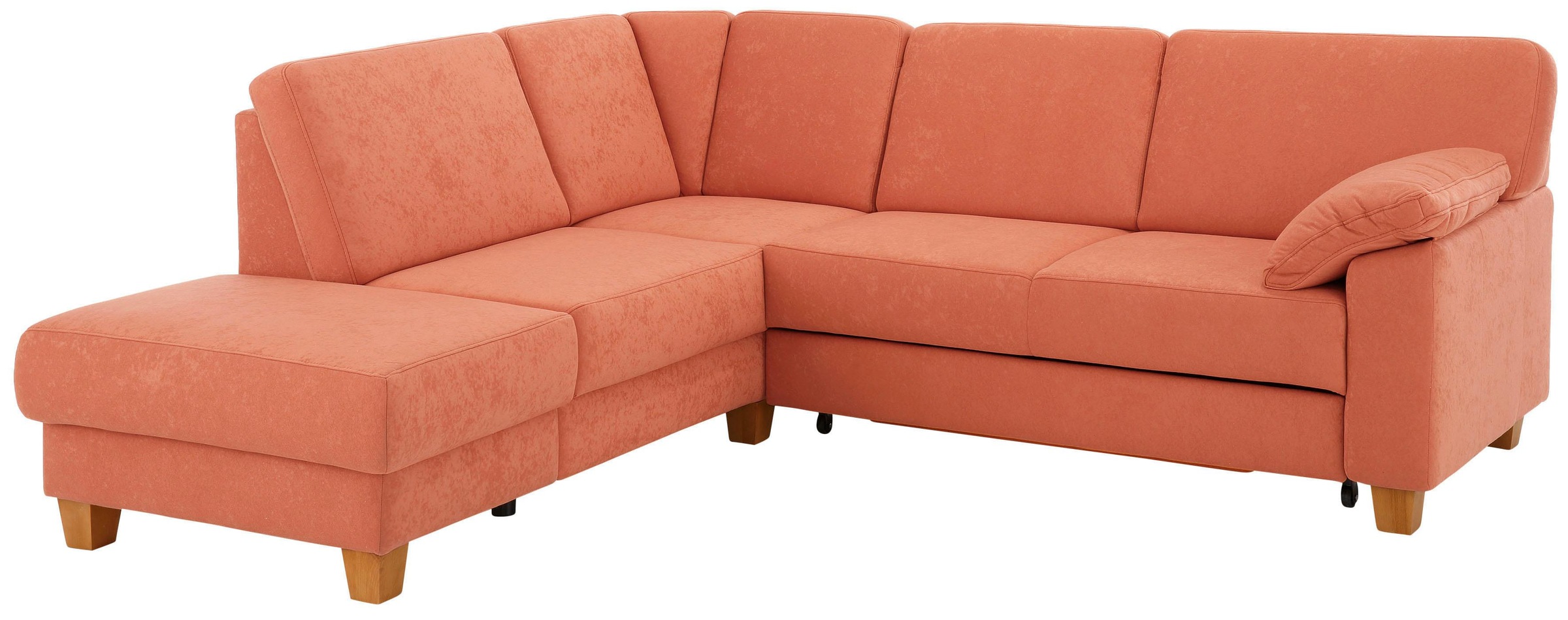 Home affaire Ecksofa »Belfort L-Form«, mit Federkern, wahlweise mit Bettfunktion und Stauraum