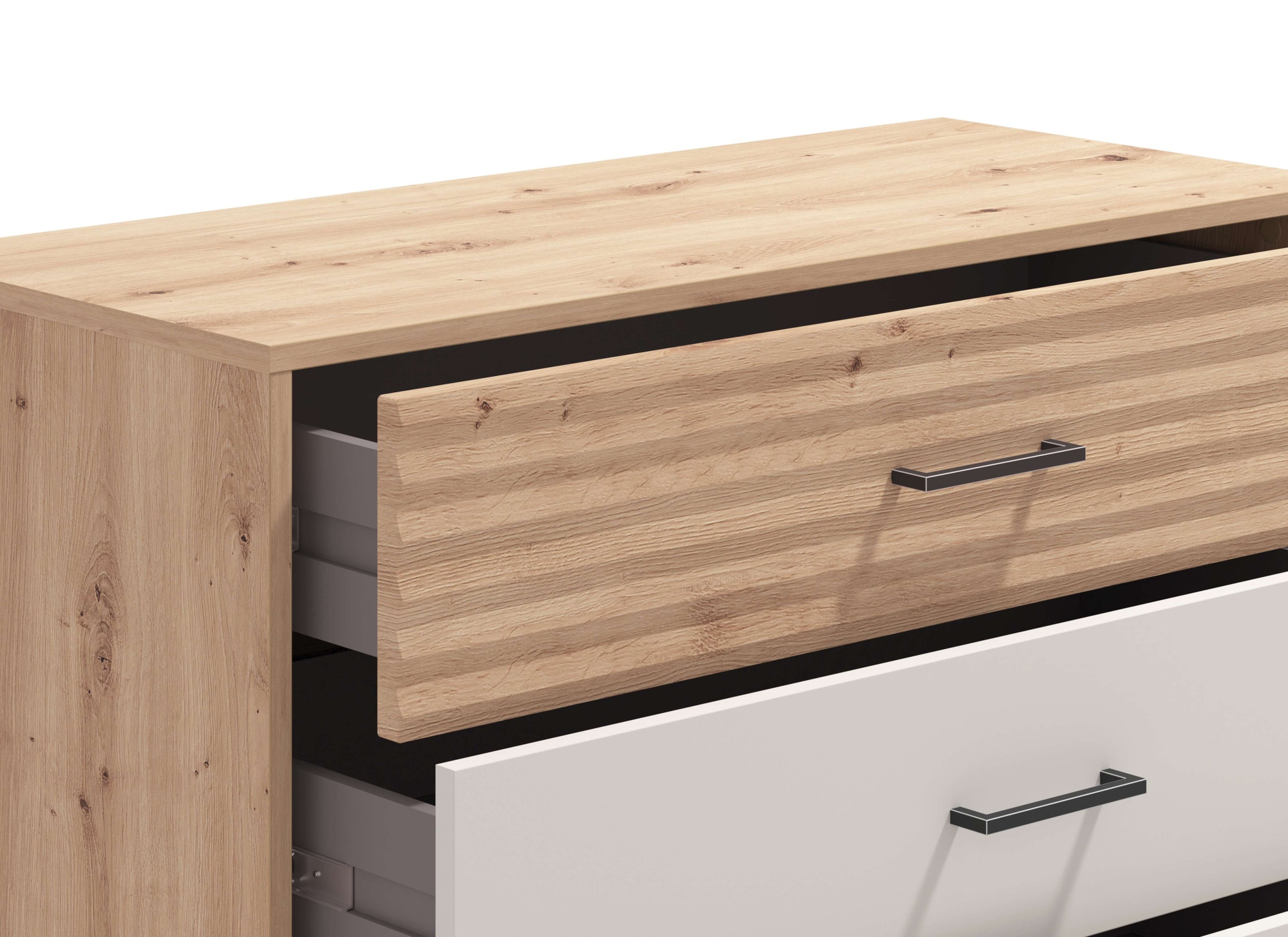 INOSIGN Schubkastenkommode »Modena Schubladenkommode Sideboard mit 4 Schubladen«, 93x40x82 cm, FSC®-zertifizierter Holzwerkstoff, Trendfarbe cashmere