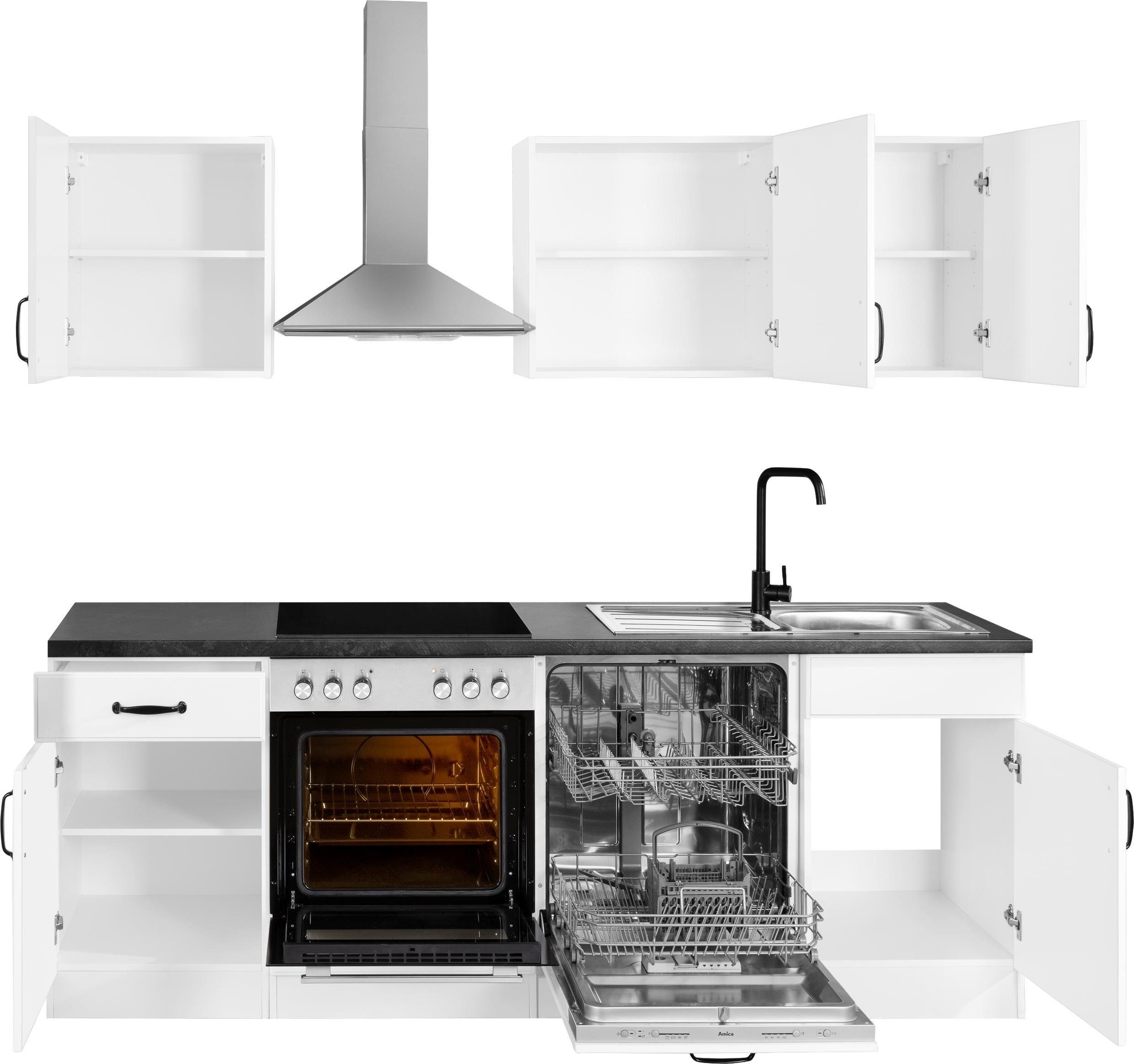 Thumbnail - wiho Küchen Küchenzeile "Erla, TOPSELLER" ohne E-Geräte, Breite 220 cm