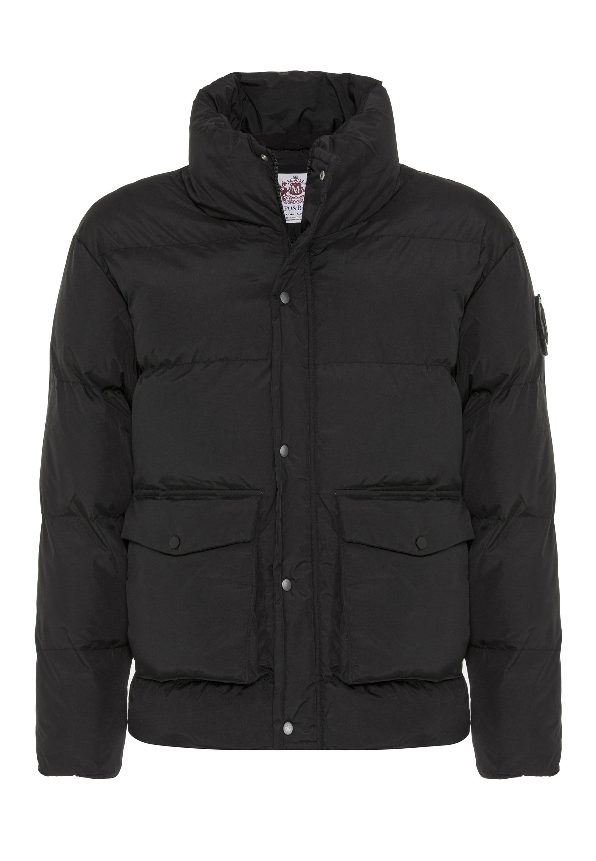 Cipo & Baxx Winterjacke »Jacke«, ohne Kapuze, im unifarbenen Look