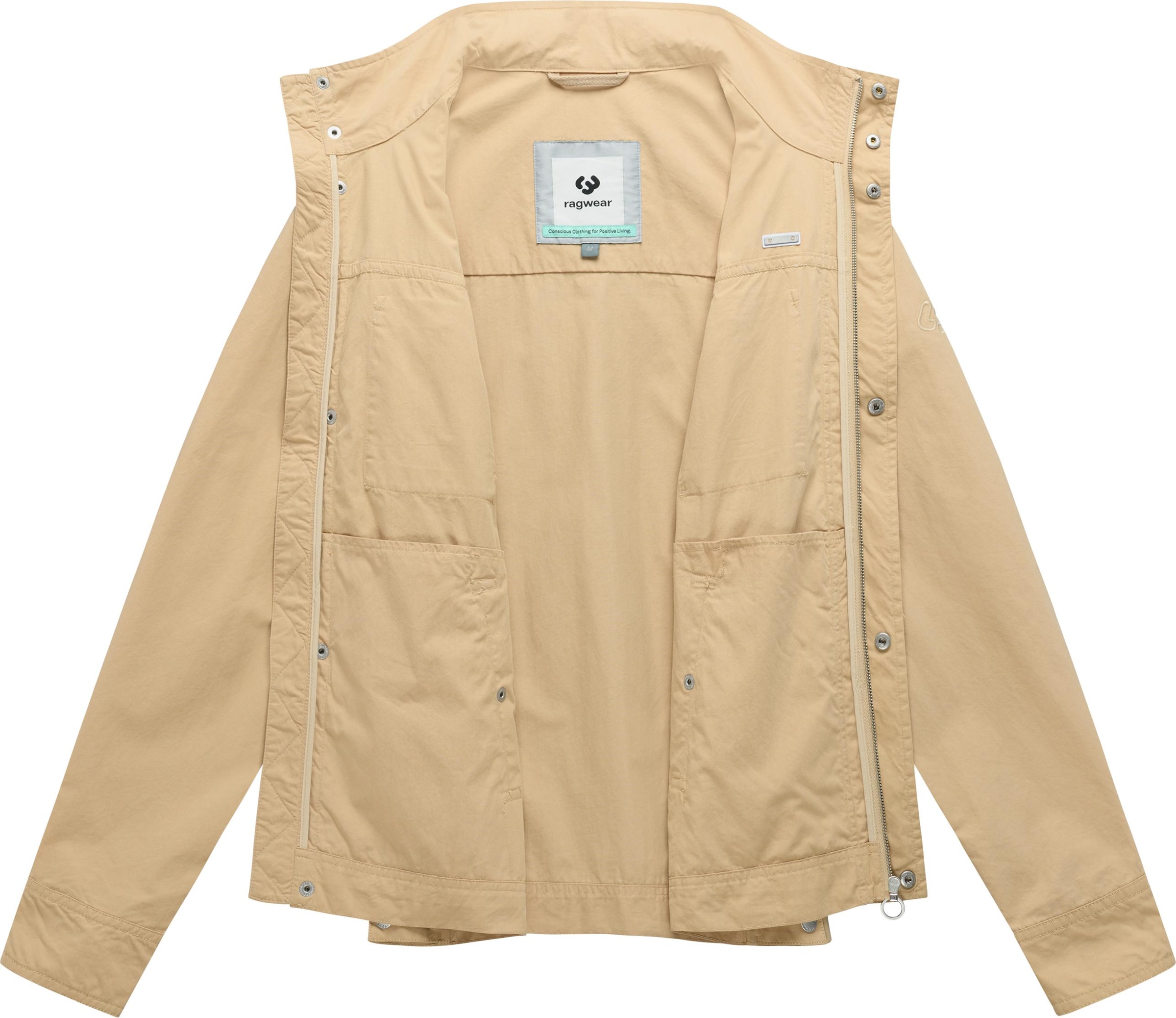 Ragwear Outdoorjacke »Murpho« ohne Kapuze Leichte Übergangsjacke mit Brusttaschen