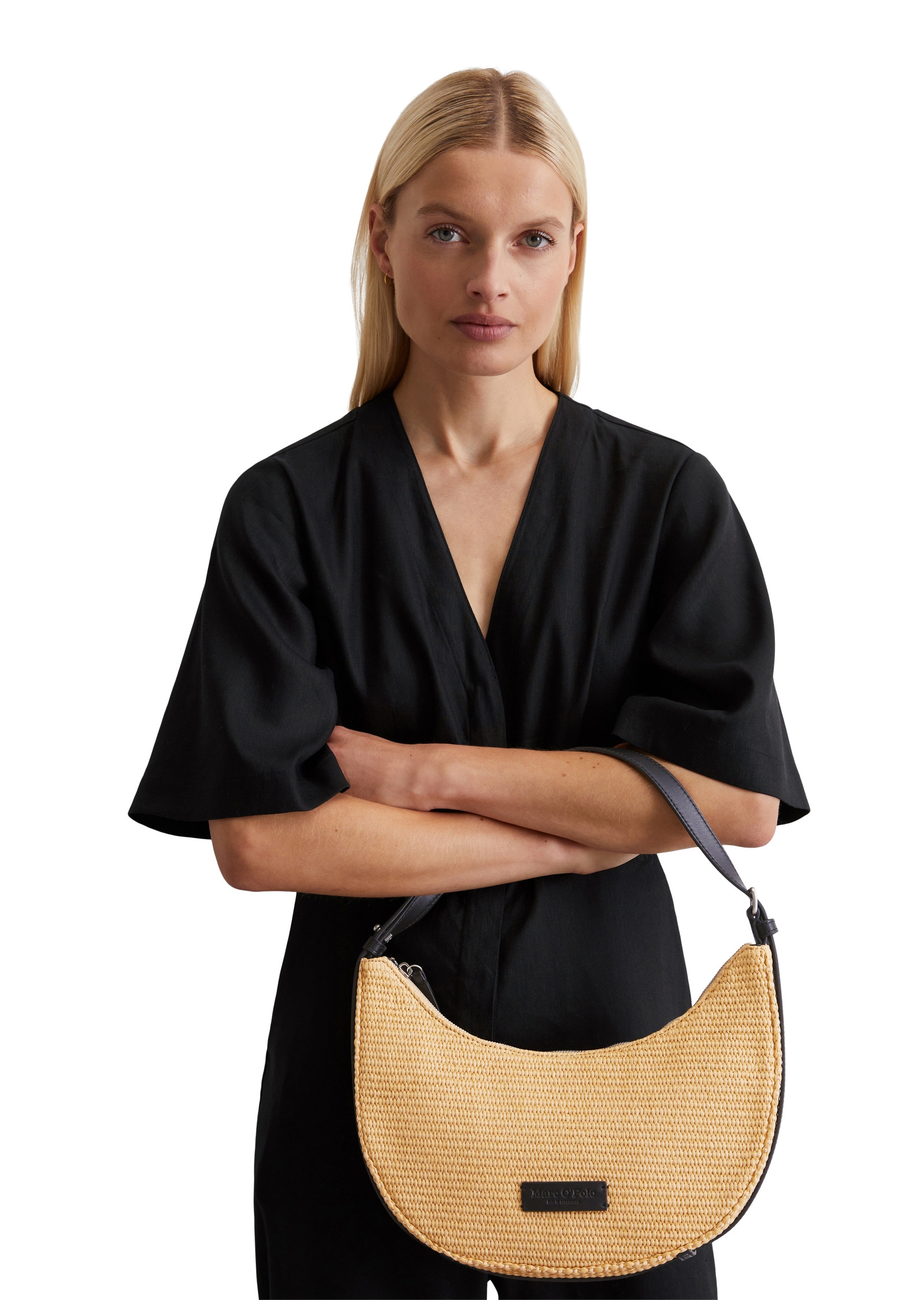 Marc O'Polo Umhängetasche »in Raffia-Bast-Optik«