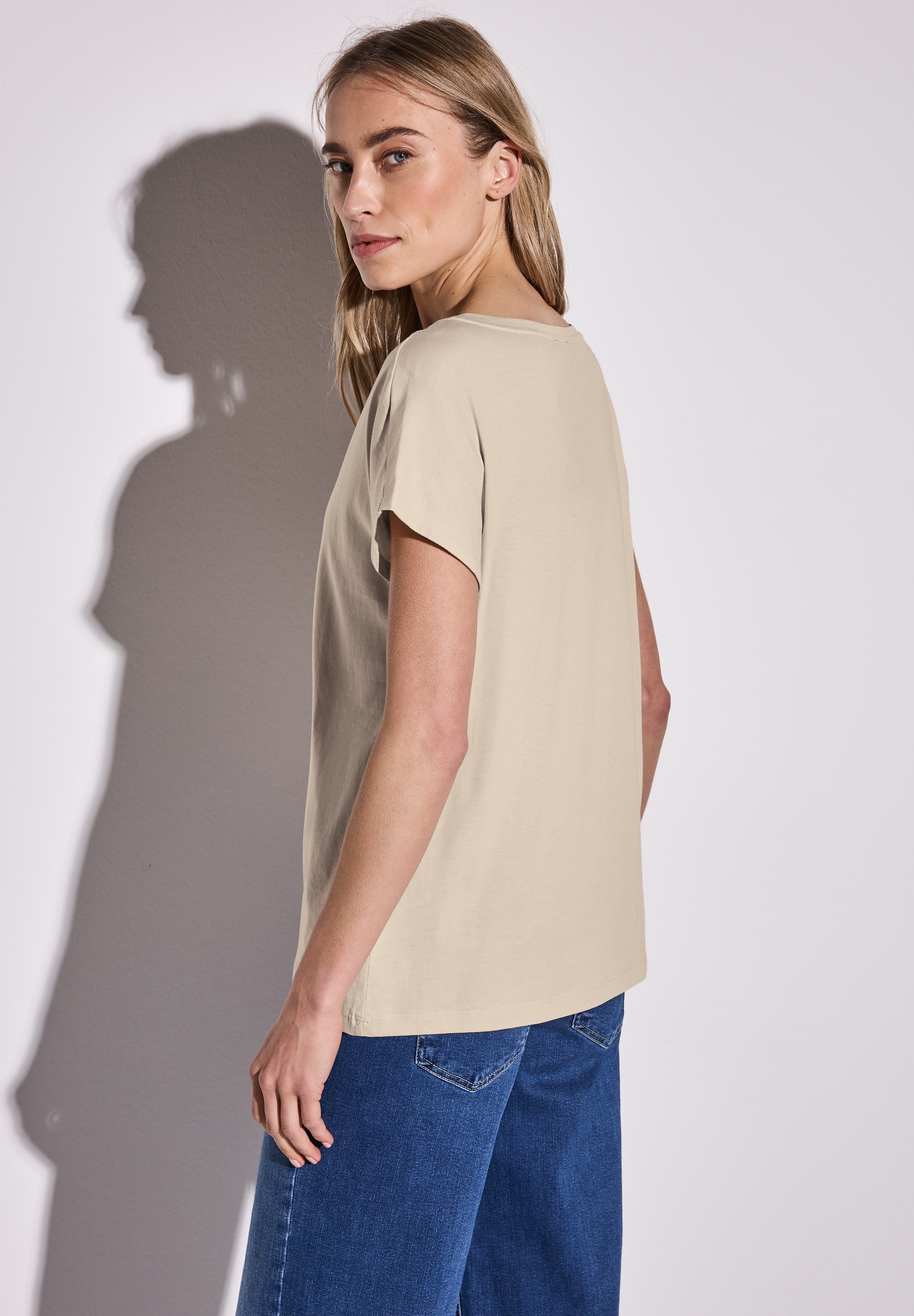 STREET ONE T-Shirt, im soften Baumwoll-Mix