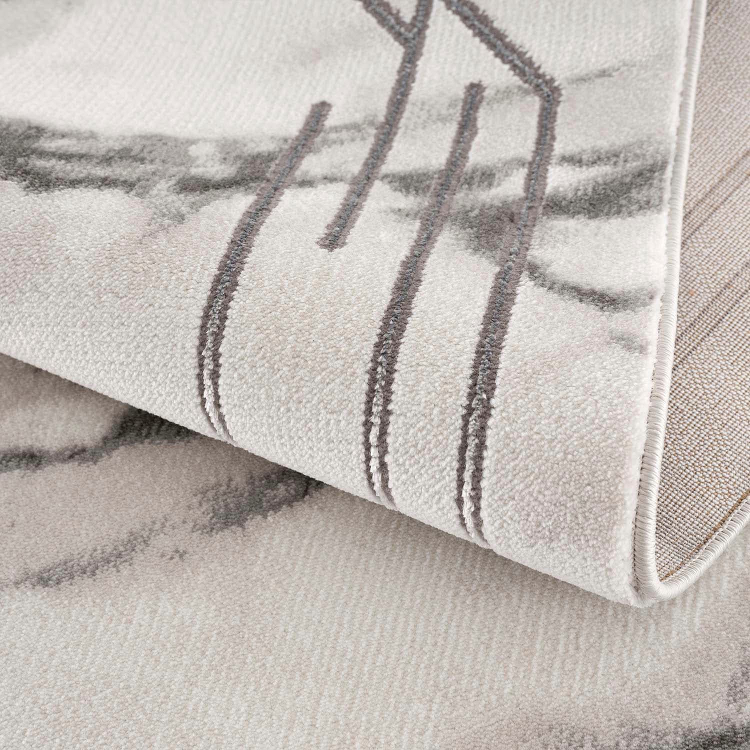 Carpet City Teppich »Noa 9297« rund 11 mm Höhe Kurzflor, Modern, Weicher For, Pflegeleicht