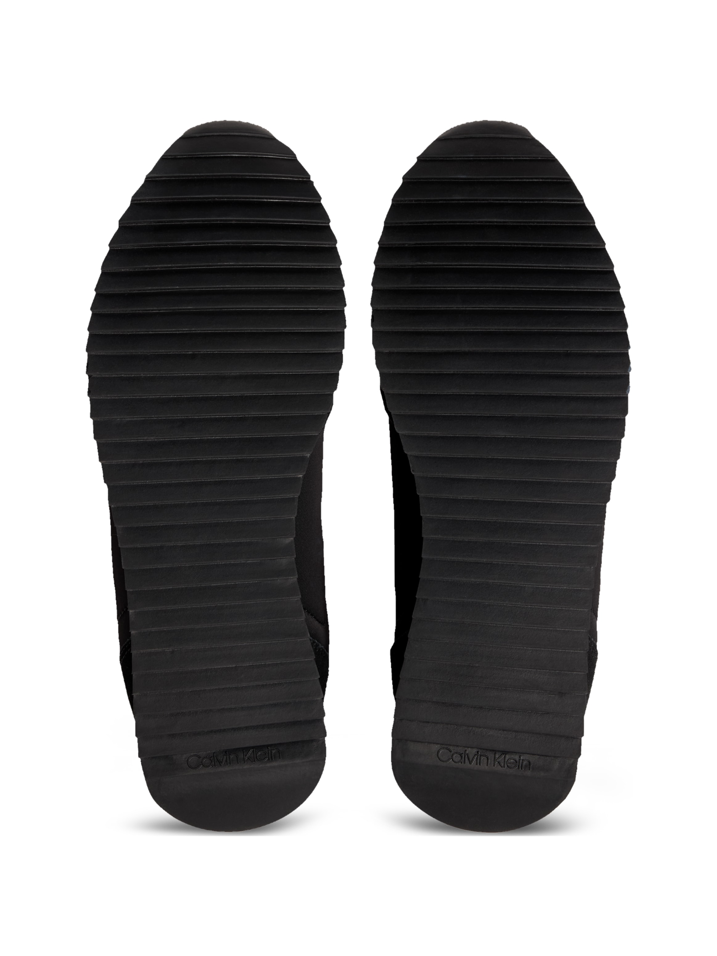 Calvin Klein Jeans Slip-On Sneaker »RETRO RUNNER SOCK LACE UP NY-SU«, Halbschuh, Freizeitsneaker mit CK-Logo und aufgesetzter Schnürung