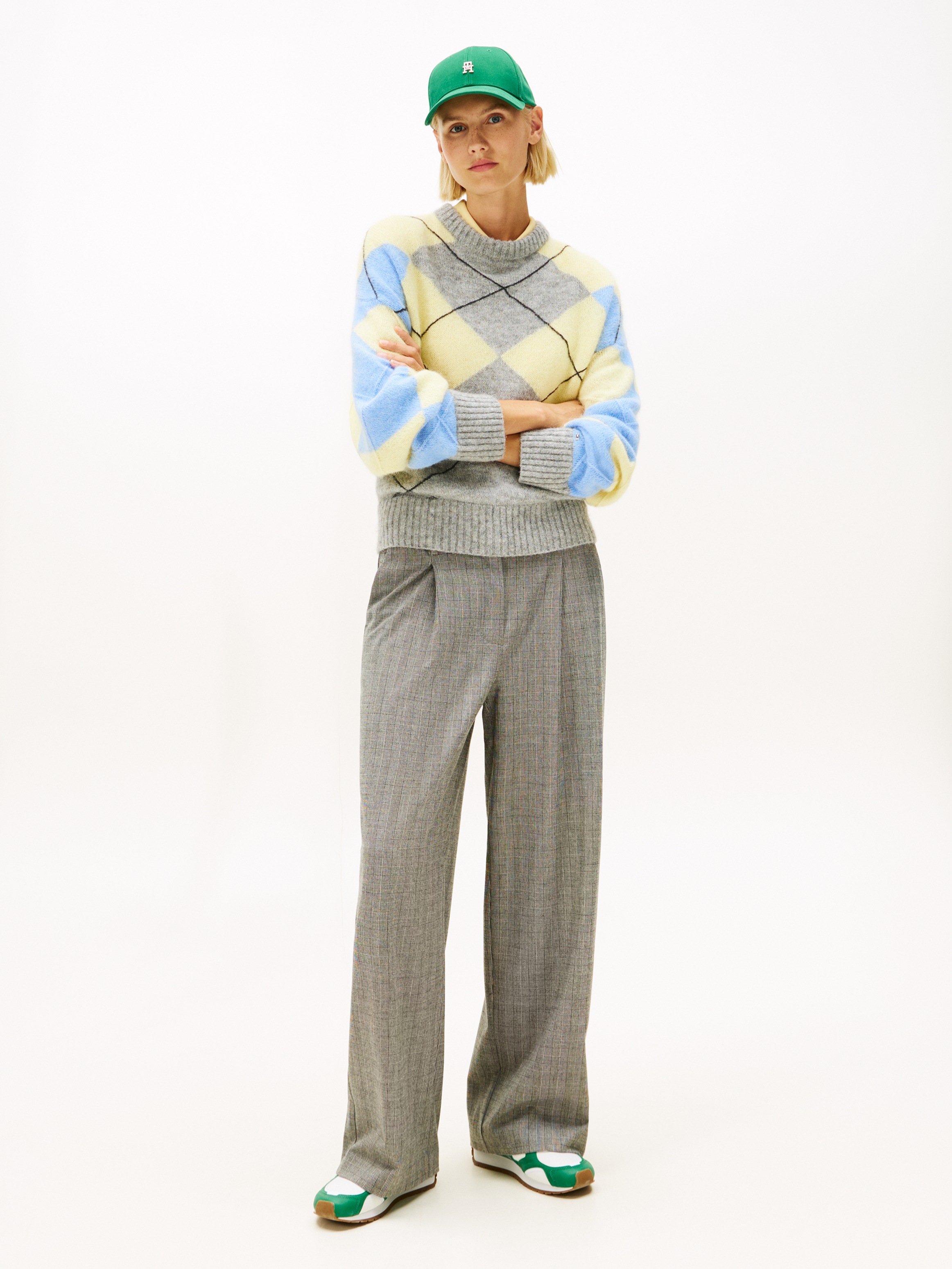 Thumbnail - Tommy Hilfiger Strickpullover "ALPACA BLEND ARGYLE C-NK LS SWT"