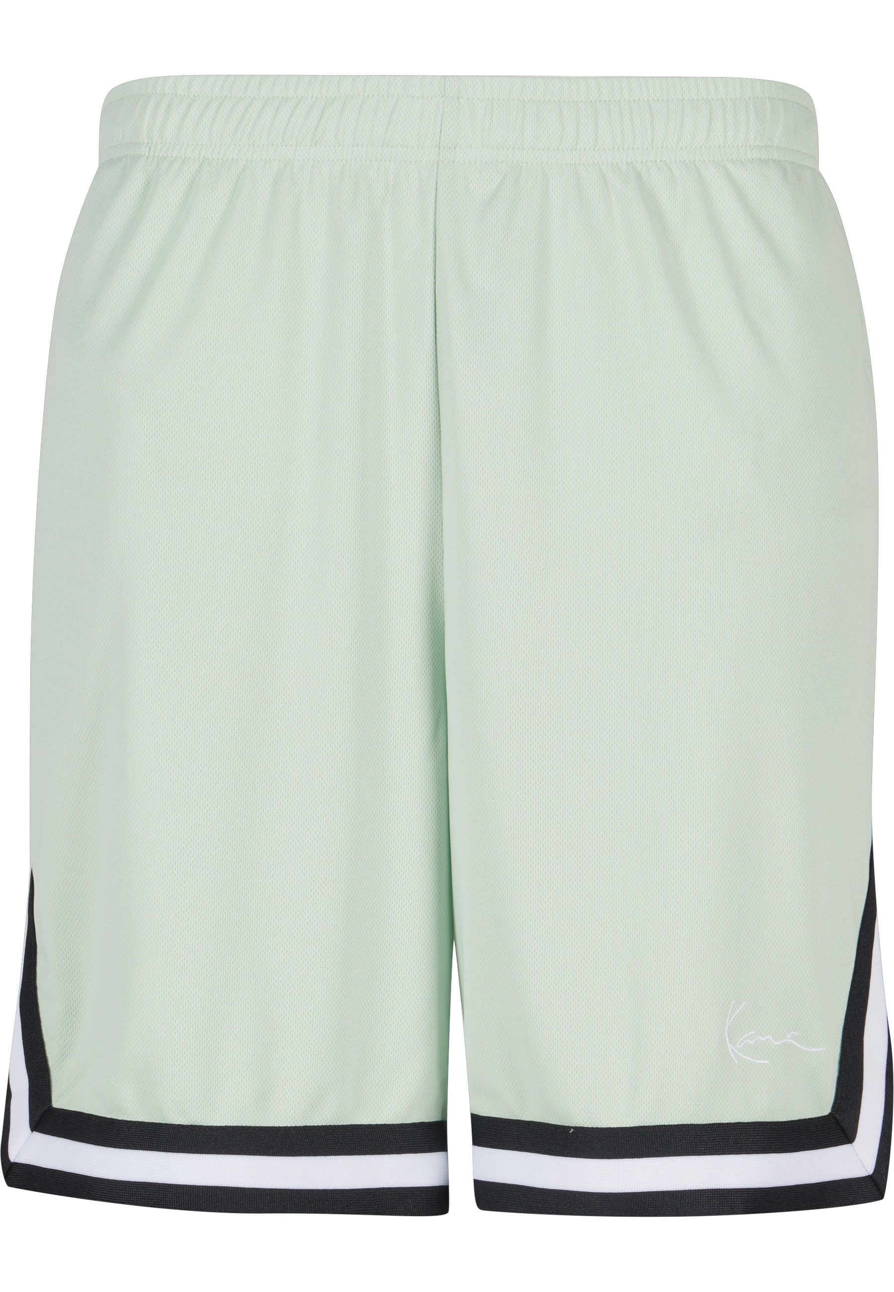 Shorts KARL KANI "Karl Kani Herren", Herren, Gr. XL, US-Größen, light mint, 100% Polyester, loose fit, Hosen Shorts