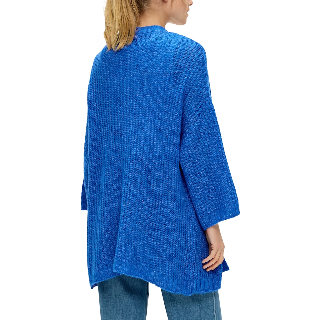 s.Oliver Cardigan, in Woll-Optik und 3/4 Arm