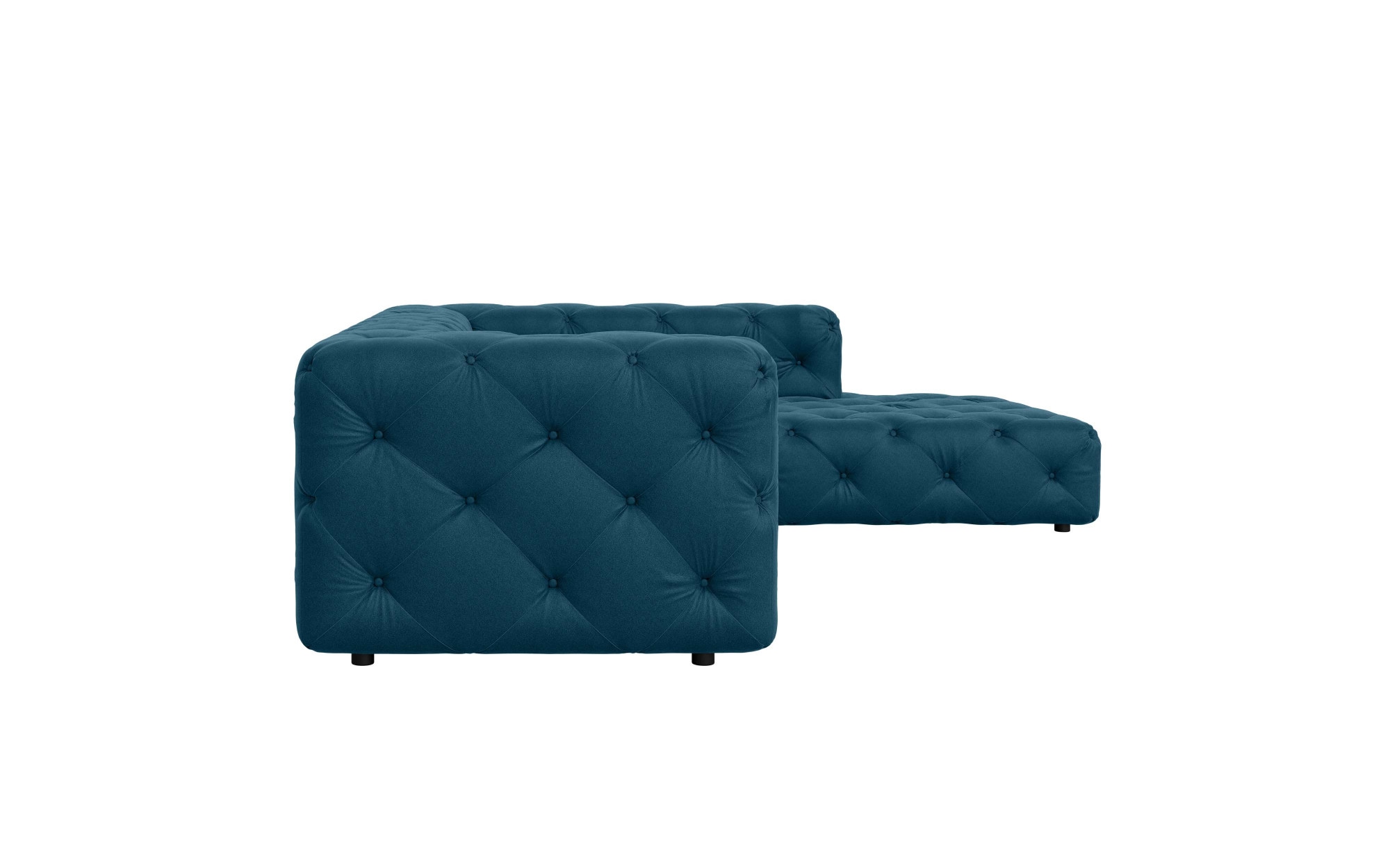 Places of Style Ecksofa »FOLLINA«, L-Form, mit klassischer Chesterfield-Knopfheftung