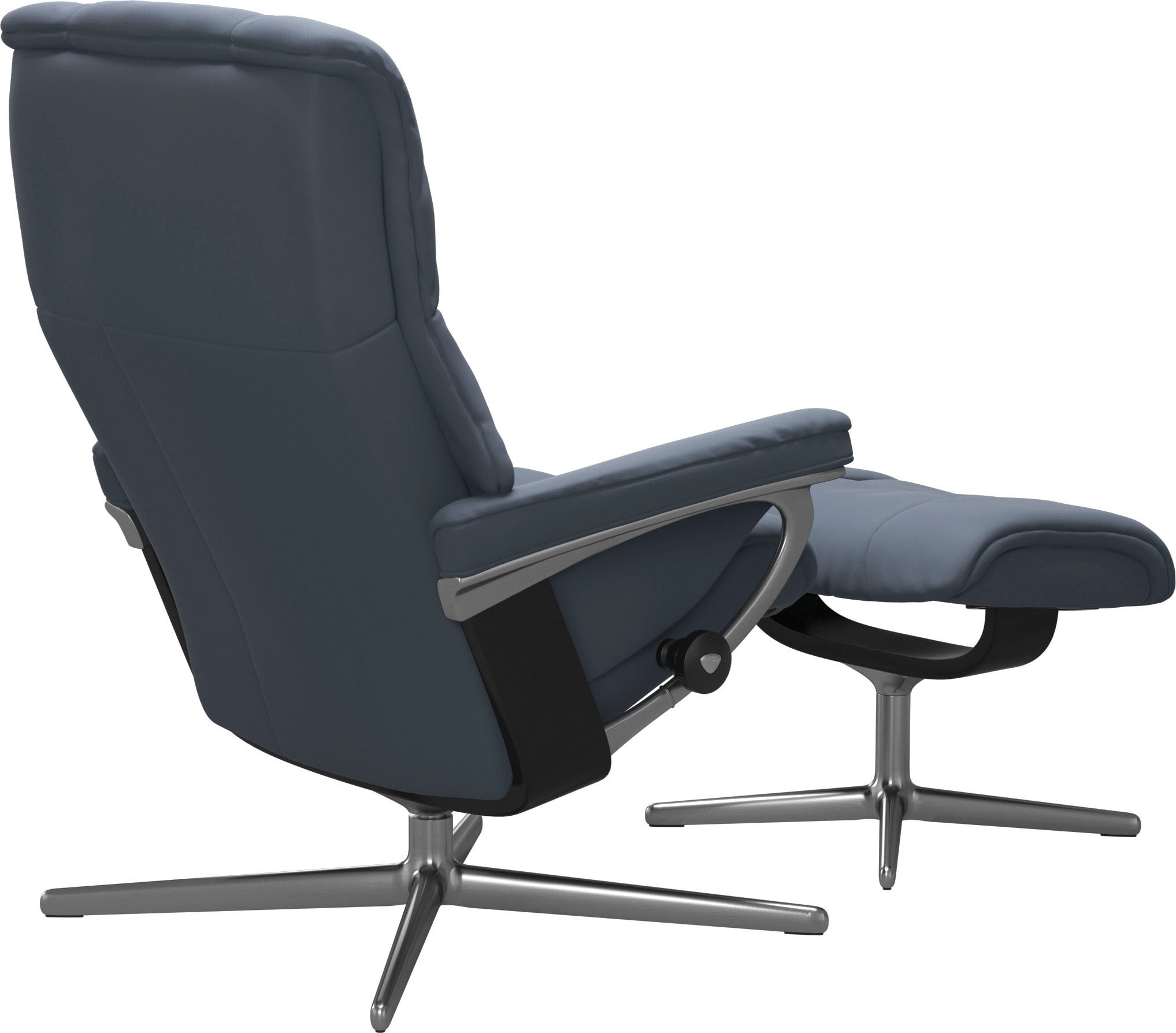 Stressless Mayfair Recliner Blue 3
