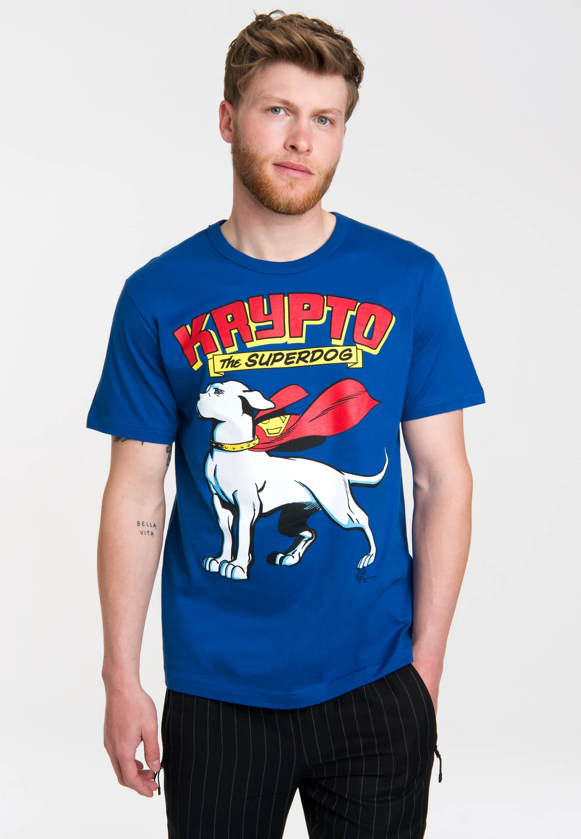 Logoshirt Marškinėliai »Superdog - Krypto - DC C...