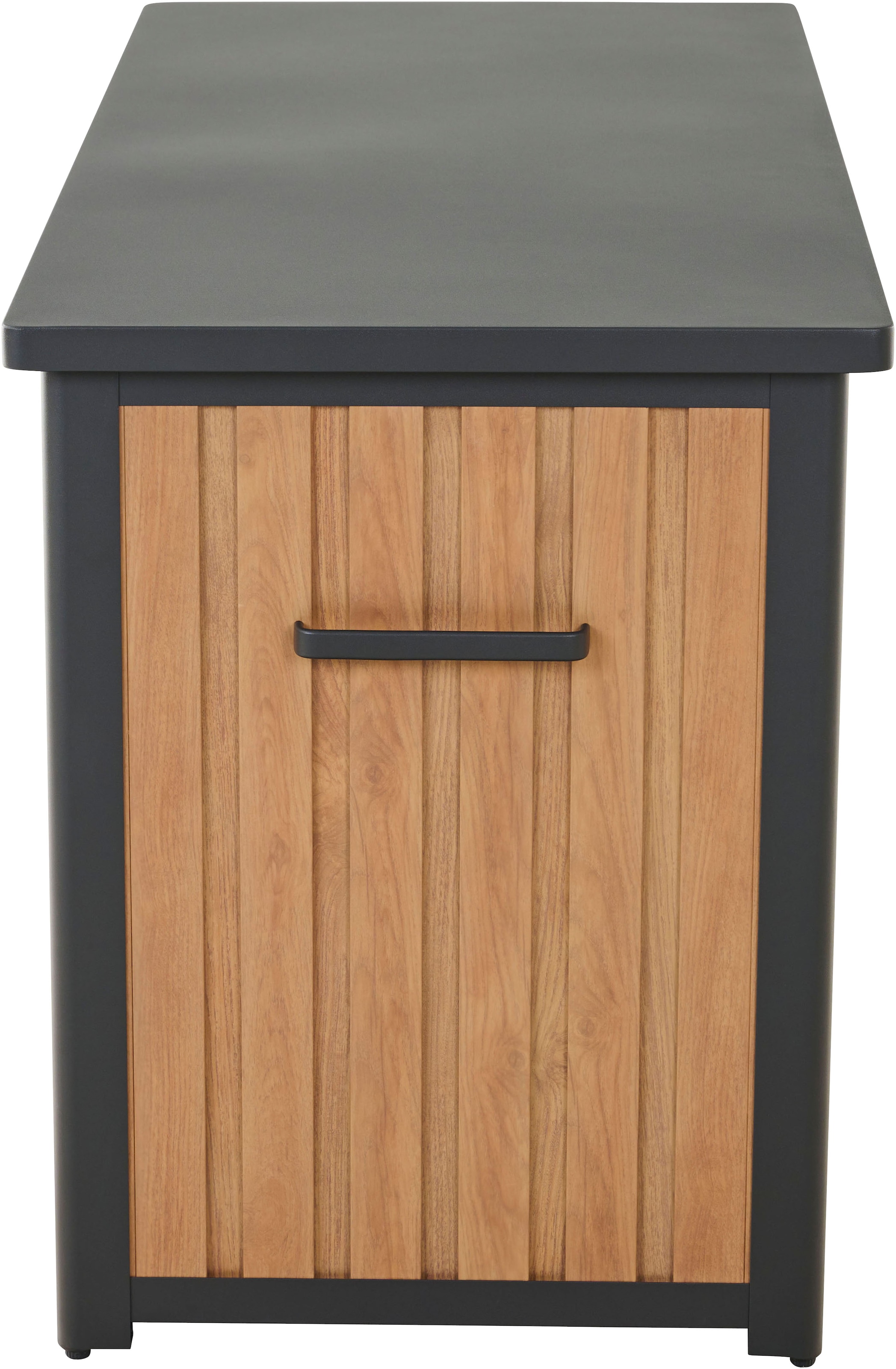 Siena Garden Kissenbox Gestell aus Aluminium, 135x59x75cm woodlook