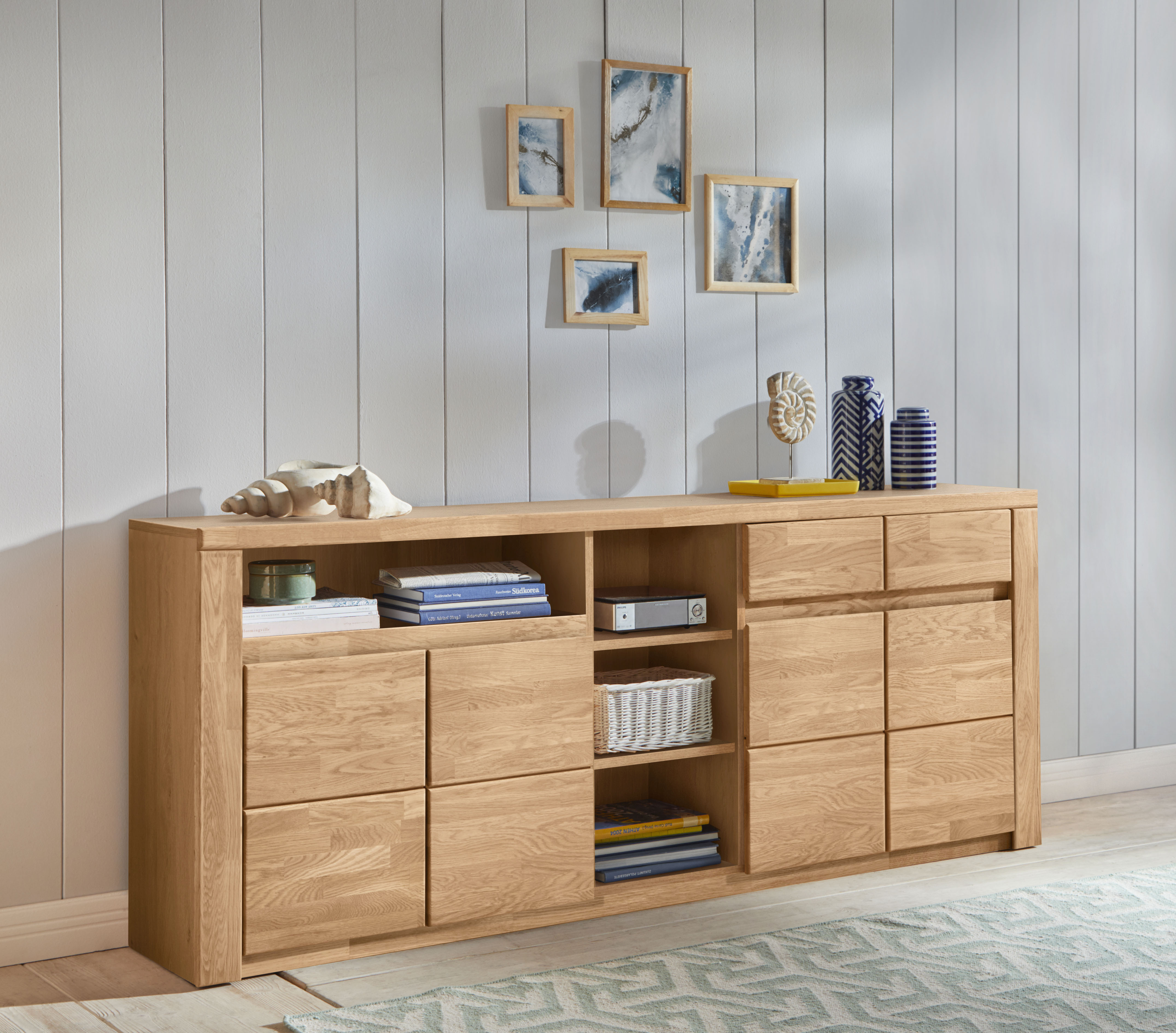 OTTO home Sideboard "Burani" grifflose Optik
