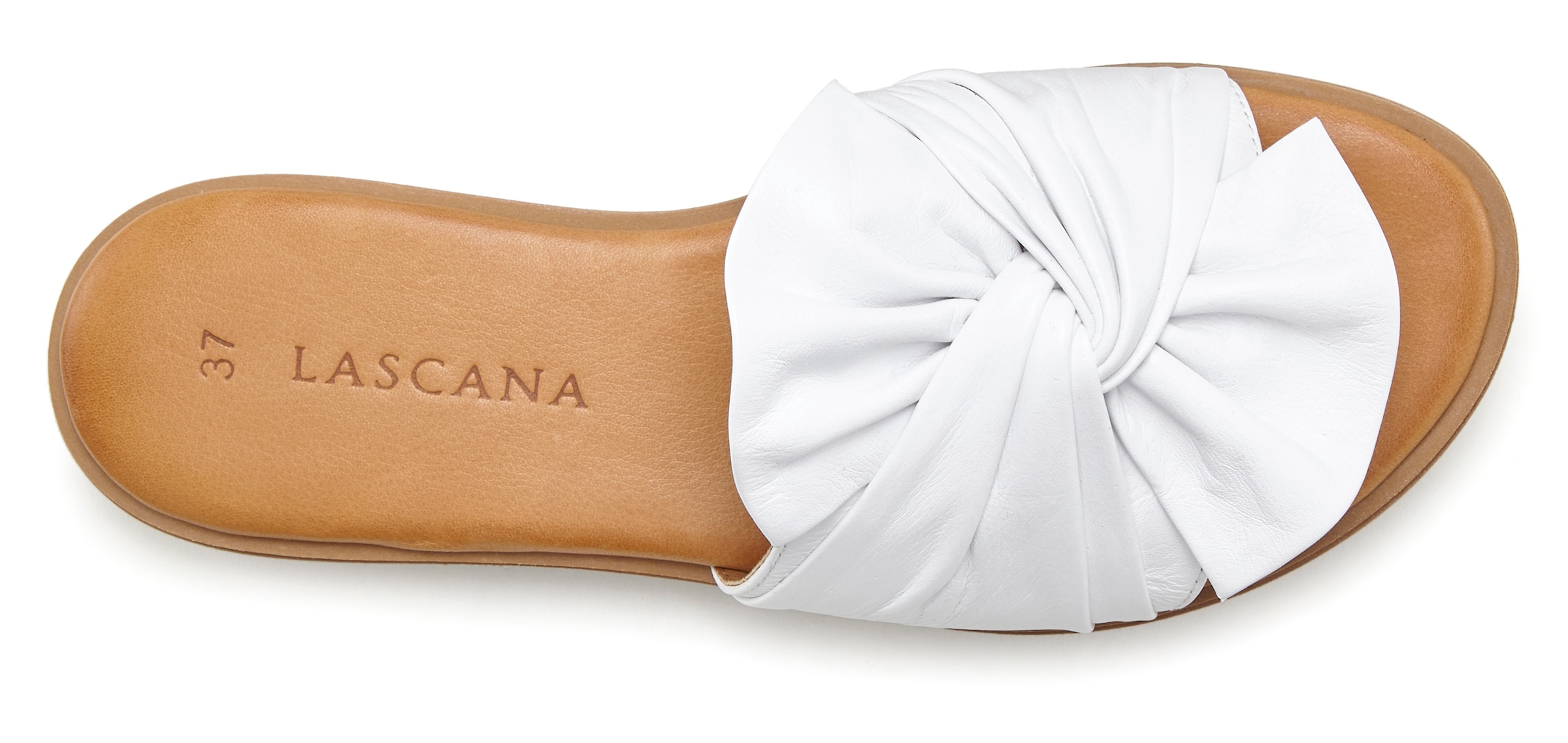 LASCANA Pantolette »Mule, Sandale, offener Schuh«, aus Leder