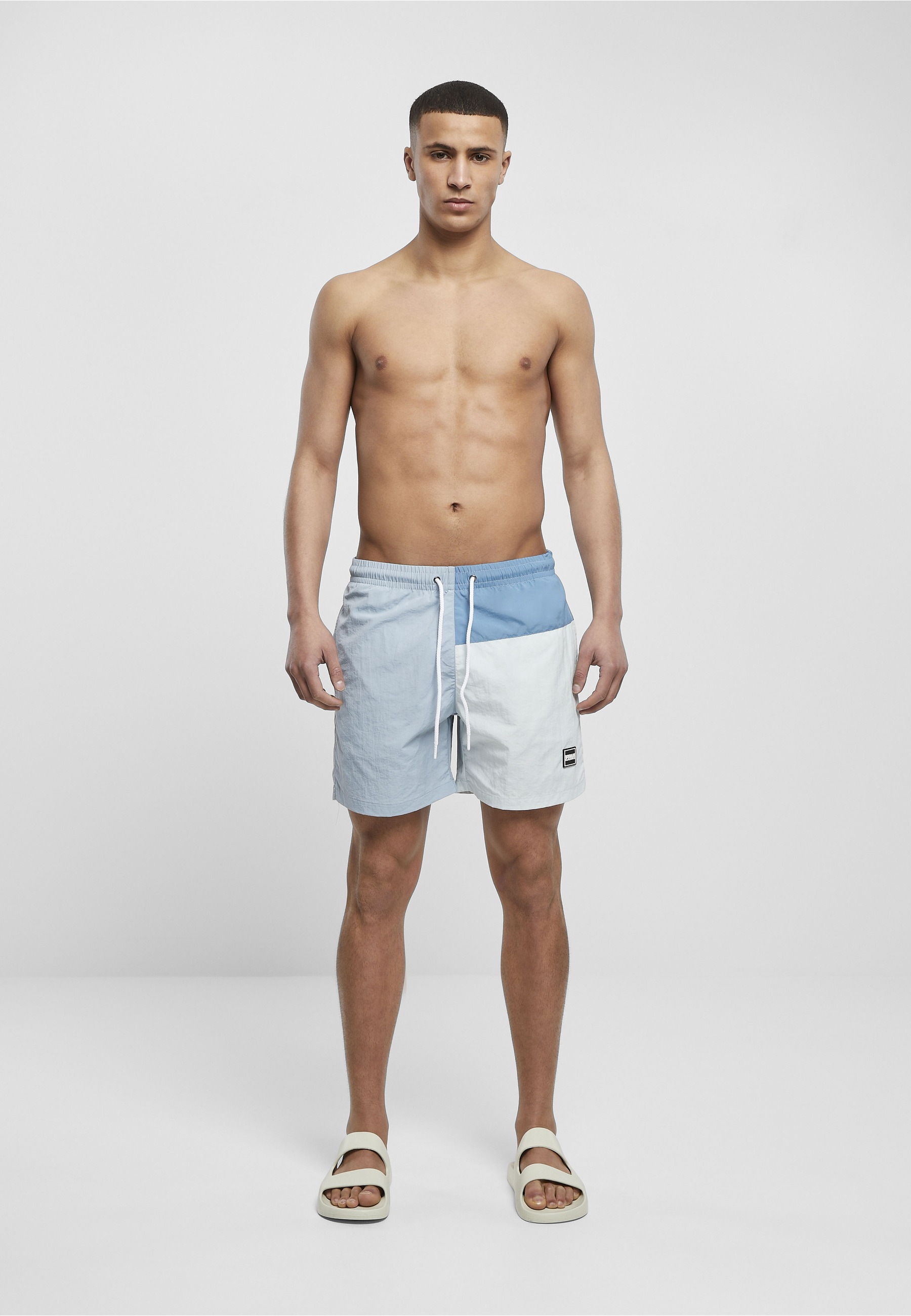 URBAN CLASSICS Badeshorts »Urban Classics Herren 3 Block Swim Shorts«