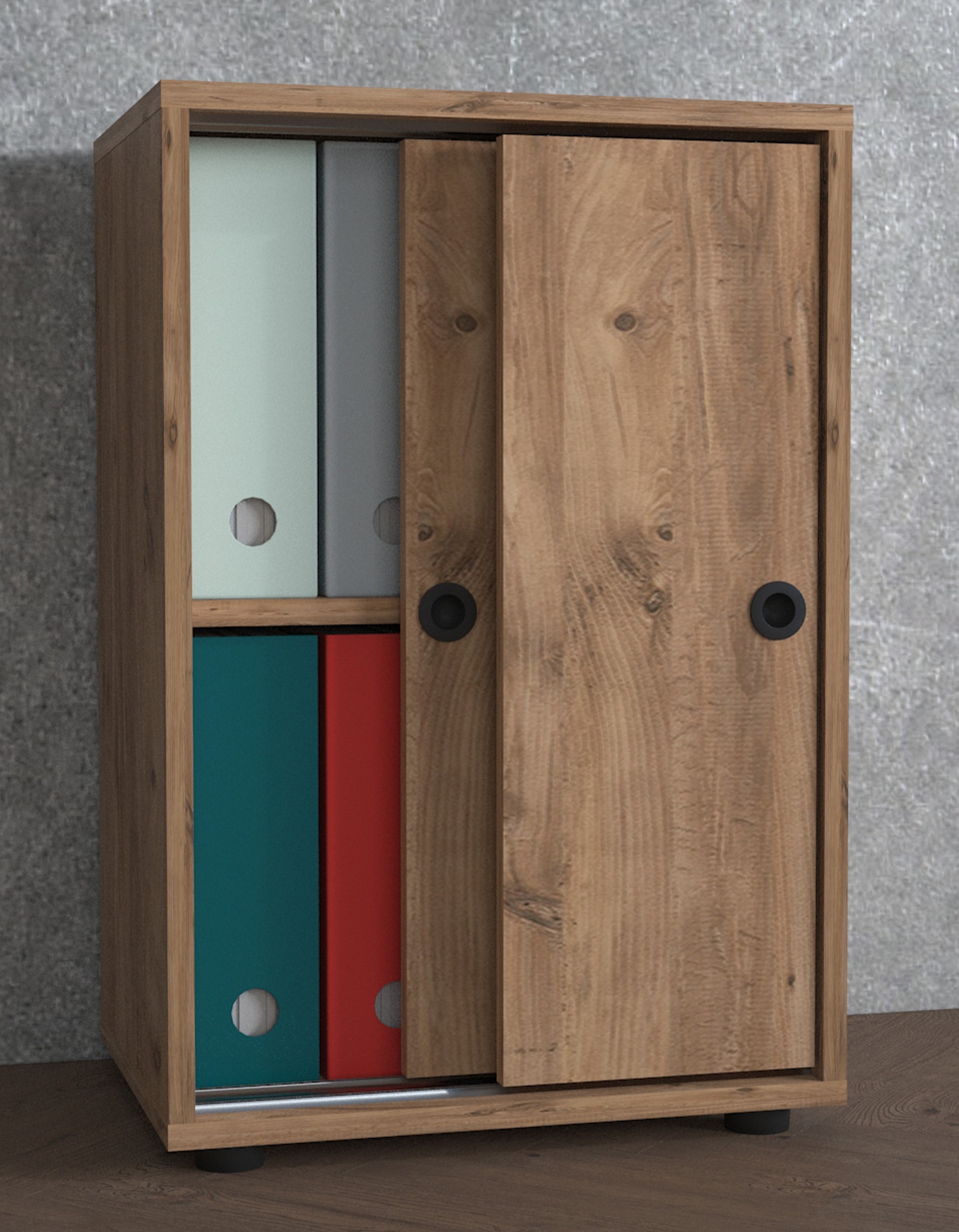 VCM Aktenschrank »Büroschrank Schiebetüren Aktenschrank Ulas 2fach«