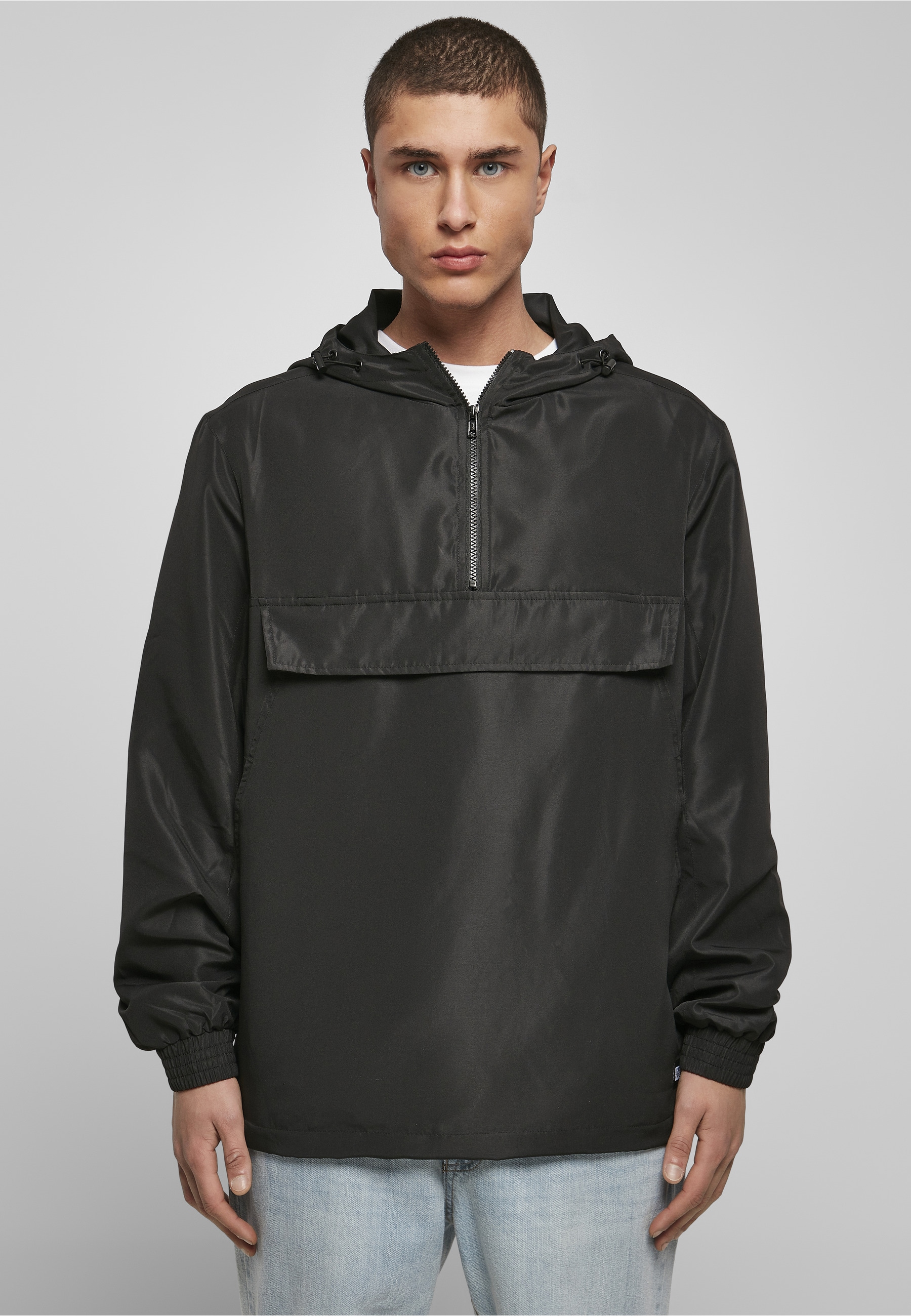 URBAN CLASSICS Funktionsmantel »Urban Classics Herren Recycled Basic Pull Over Jacket«