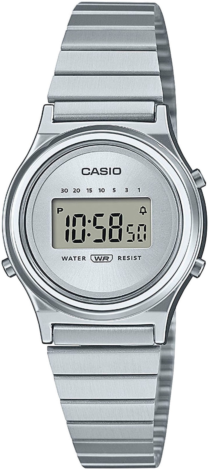 CASIO VINTAGE Chronograph, Quarzuhr, Armbanduhr, Damenuhr, digital, Datum, Tagesalarm