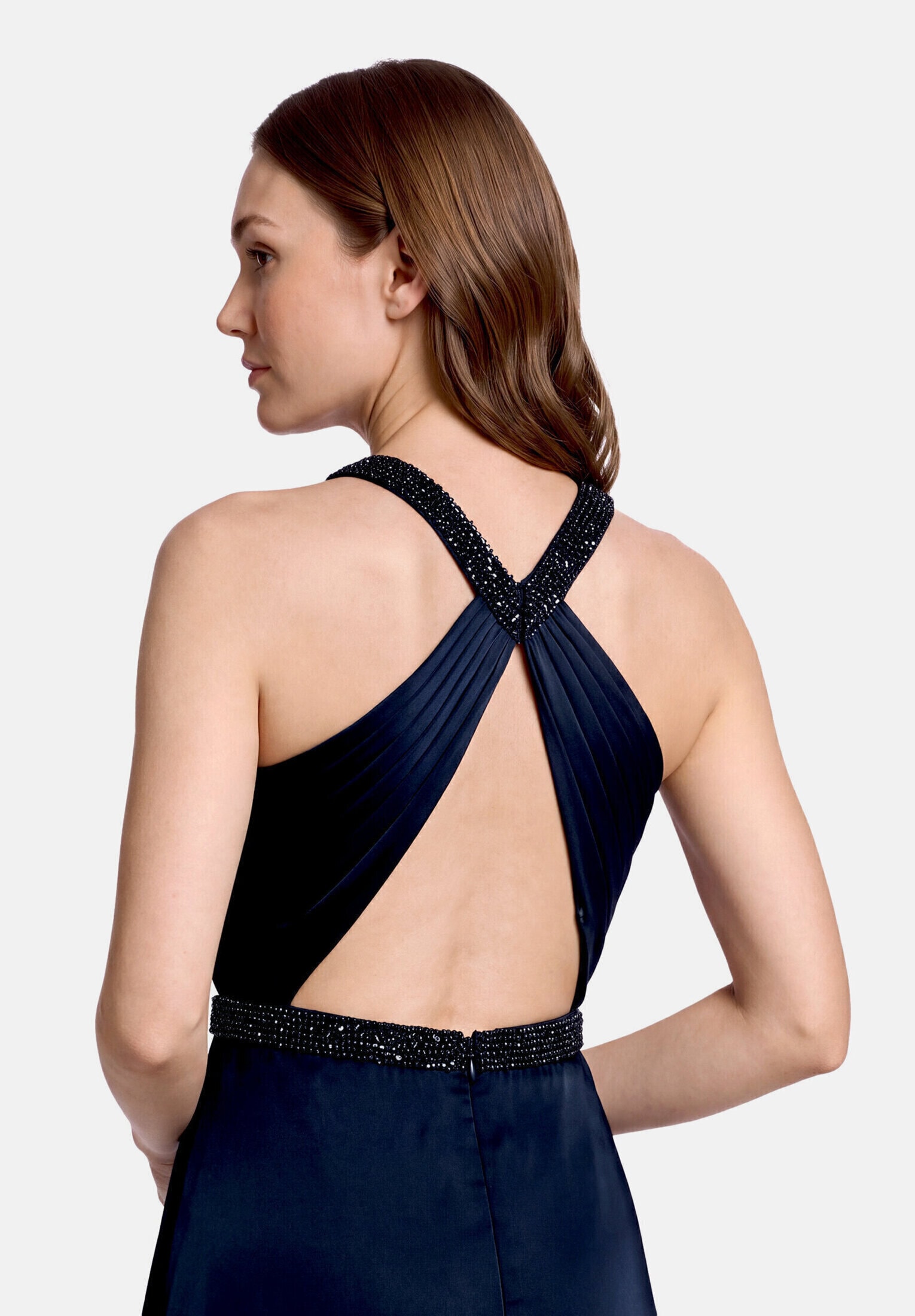 Vera Mont Abendkleid »Damen rückenfrei« Ohne Tasche Pailletten