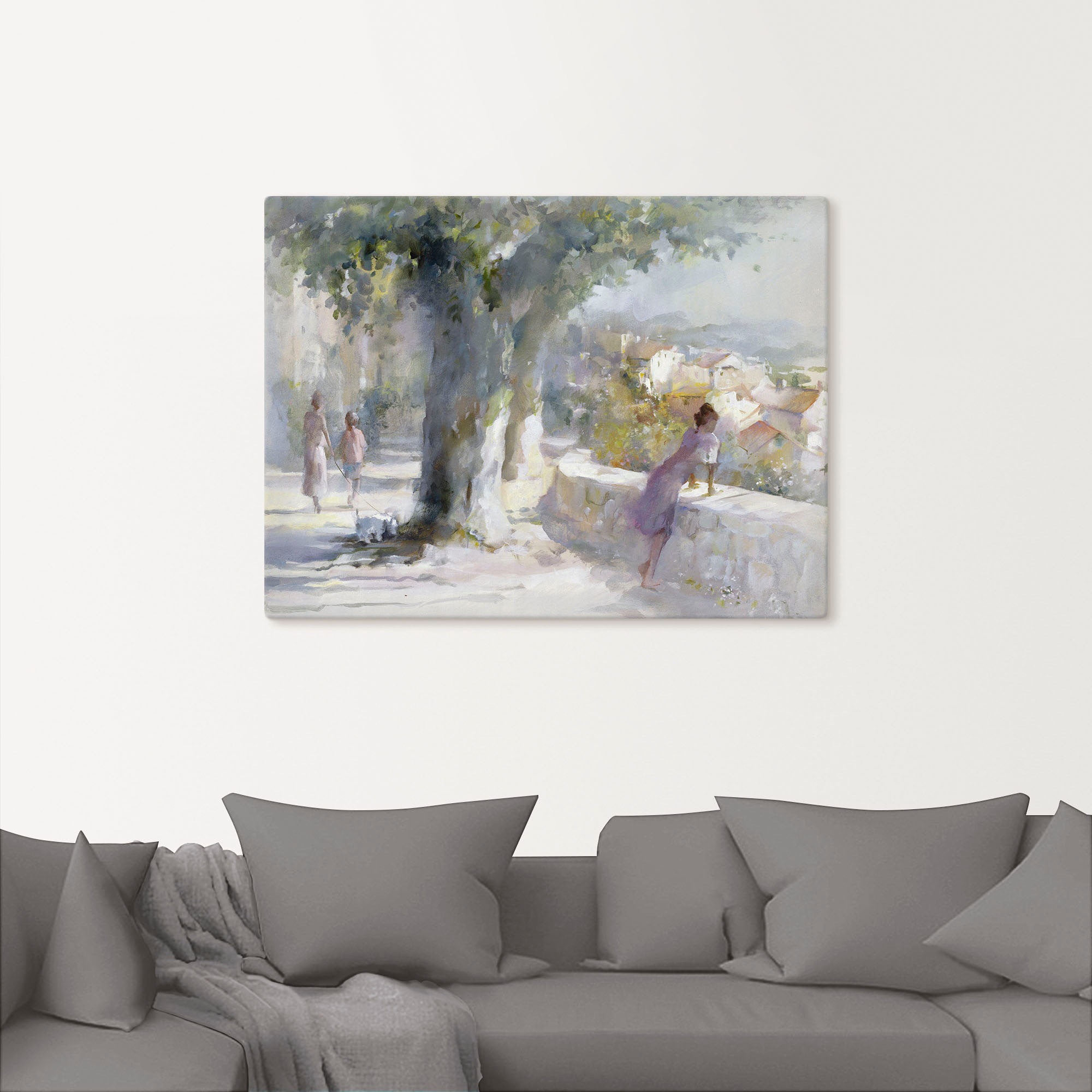 Artland Wandbild »Flüsternder Wind«, Gruppen & Familien, (1 St.), als Leinwandbild, Poster in verschied. Größen