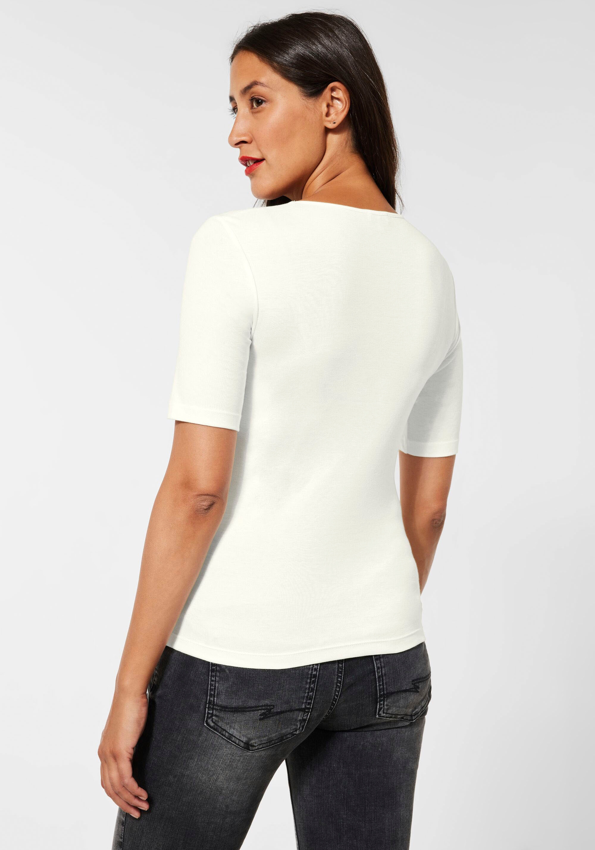 STREET ONE T-Shirt »Style Palmira«, im Basic-Style