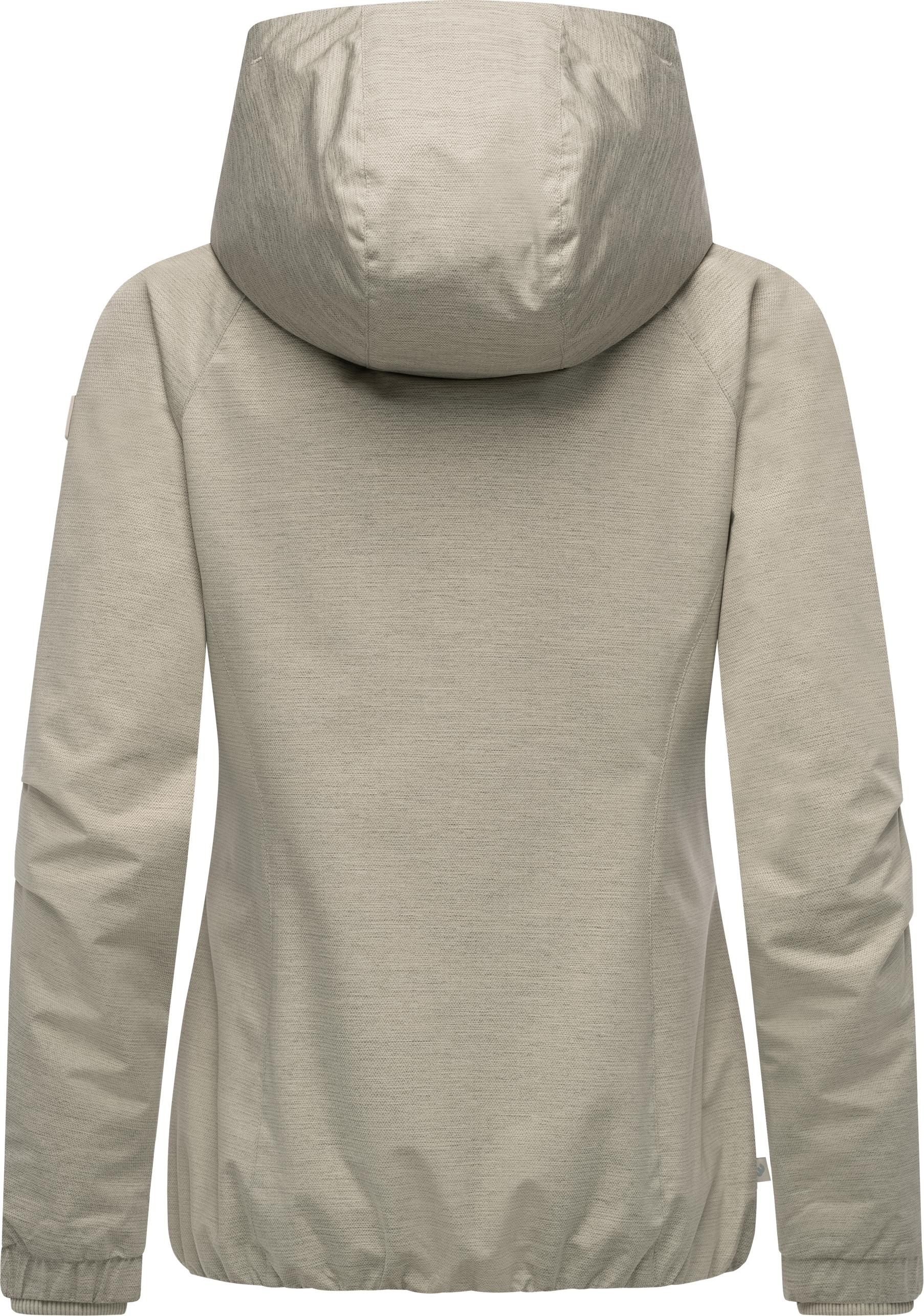 Ragwear Outdoorjacke »Dizzie Tech«, mit Kapuze, Wasserdichte Damen Übergangsjacke mit großer Kapuze