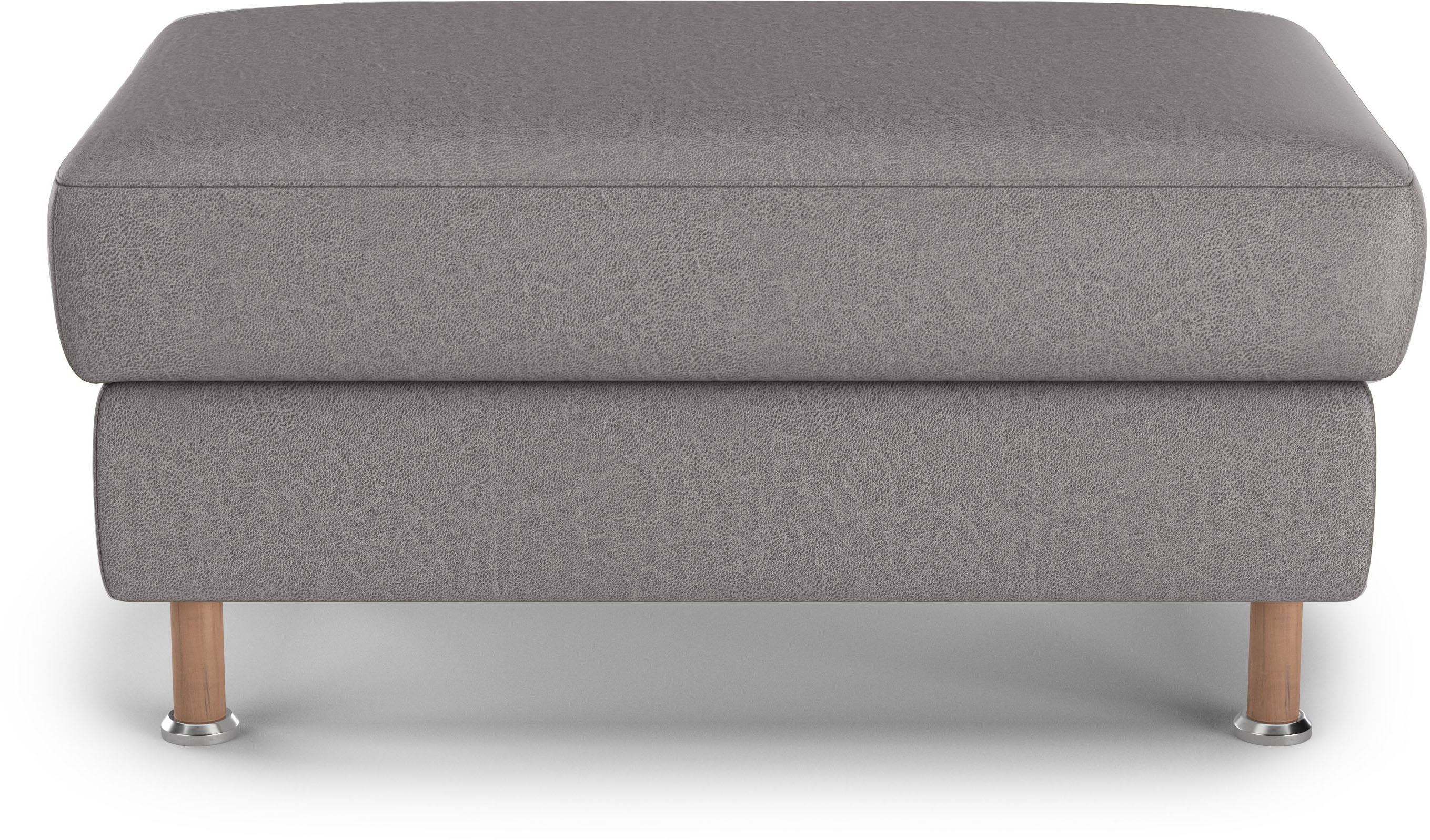 Thumbnail - Home affaire Polsterhocker "Calypso", Holzfuesse mit Metallteller