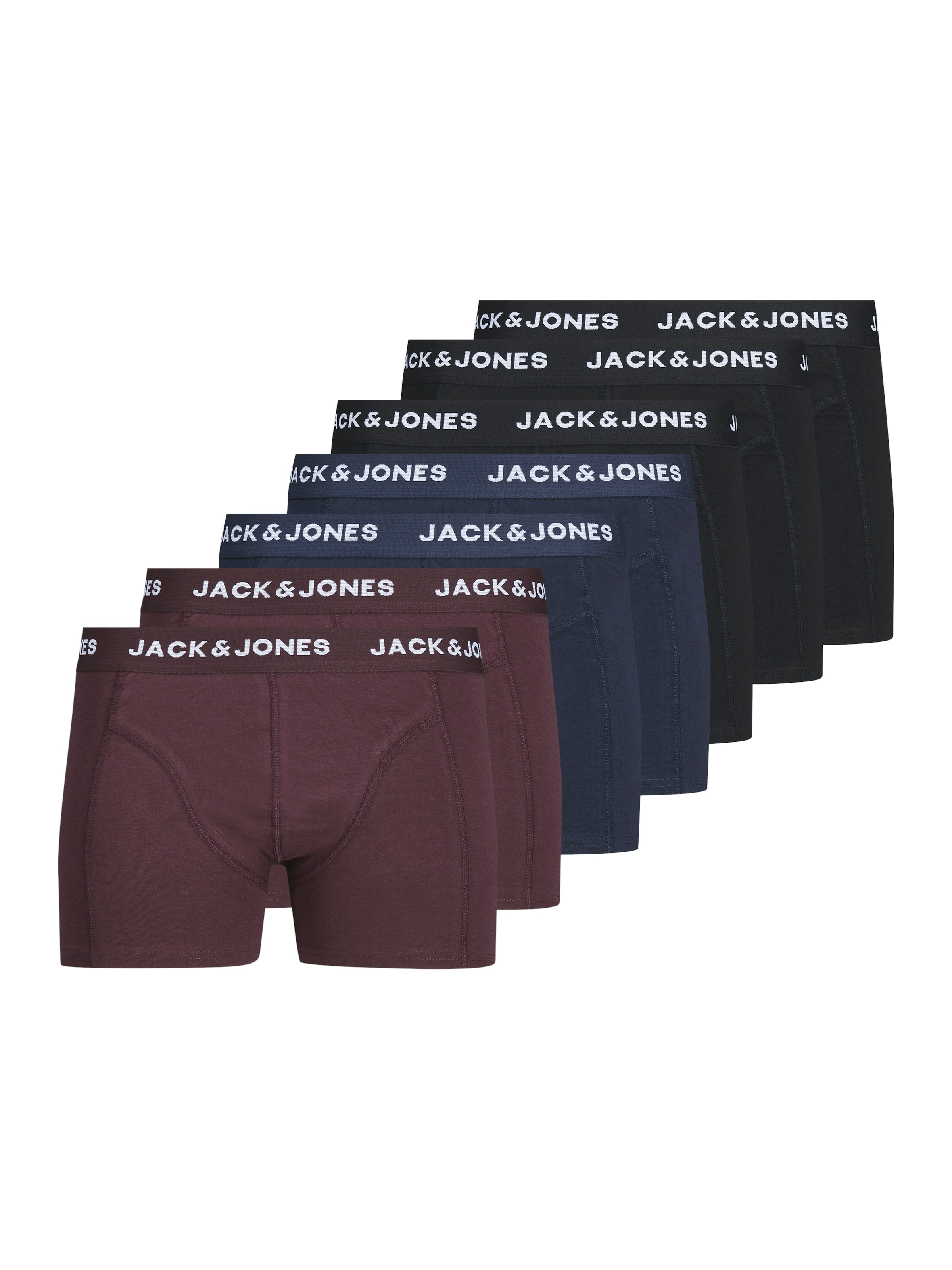 Jack & Jones Trunk "JACSIMPLY BASIC TRUNKS 7 PACK", (Packung, 7 St.)