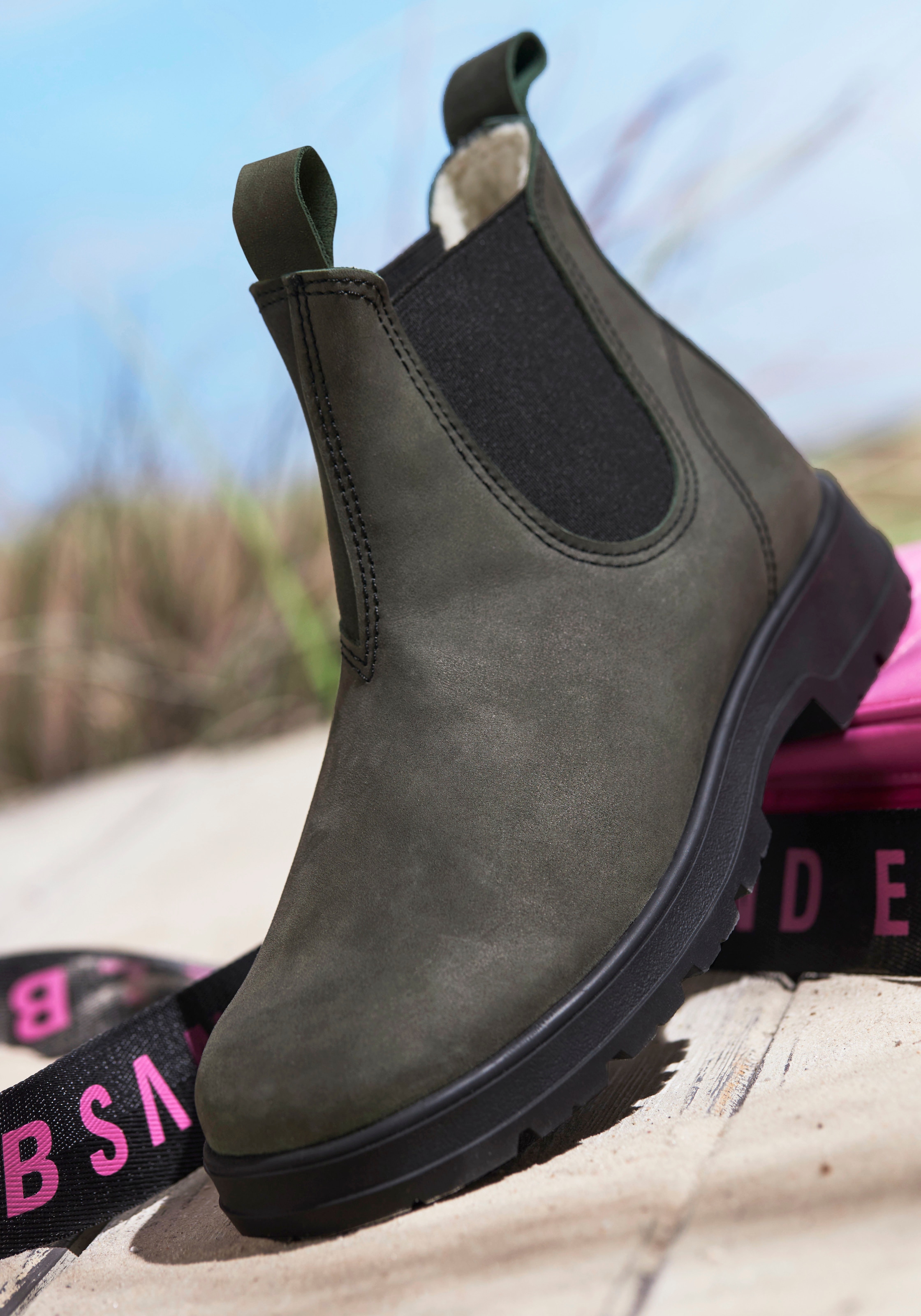 Elbsand Stiefelette, aus Leder im klassischen Chelsea-Look, Stiefel, Boots, Winterstiefel