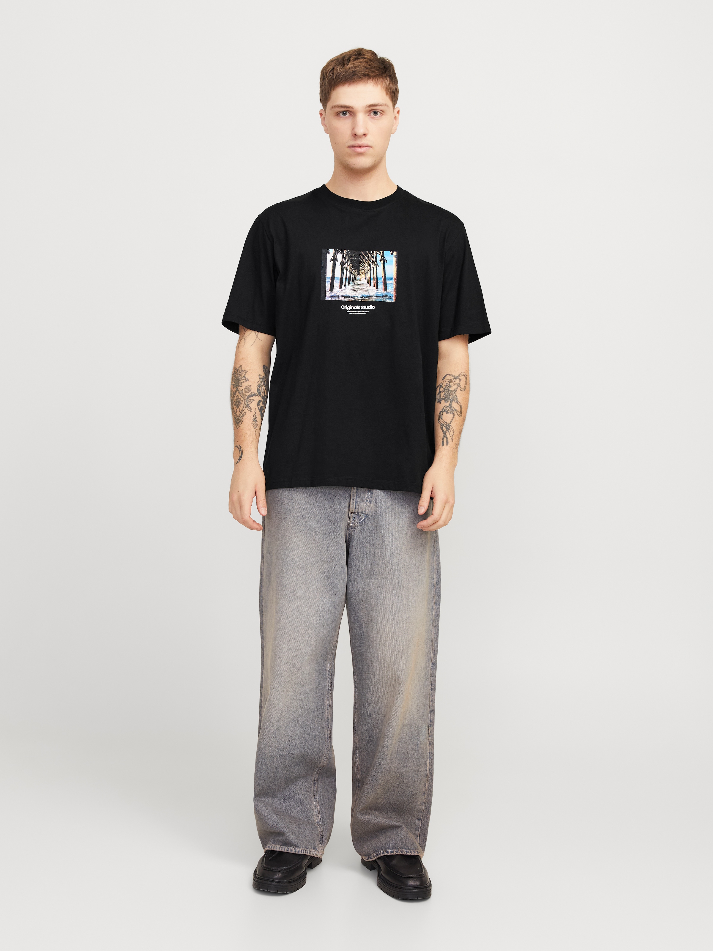 Jack & Jones Kurzarmshirt »JORVESTERBRO PICTURE TEE SS CREW NECK SN«