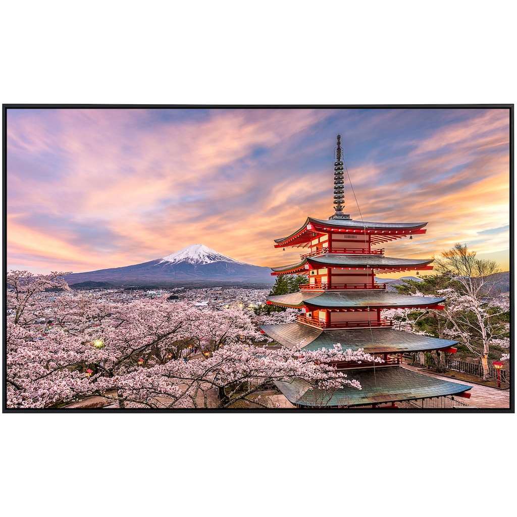 Papermoon Infrarotheizung »Fujiyoshida Chureito Pagode Japan«, sehr angenehme Strahlungswärme