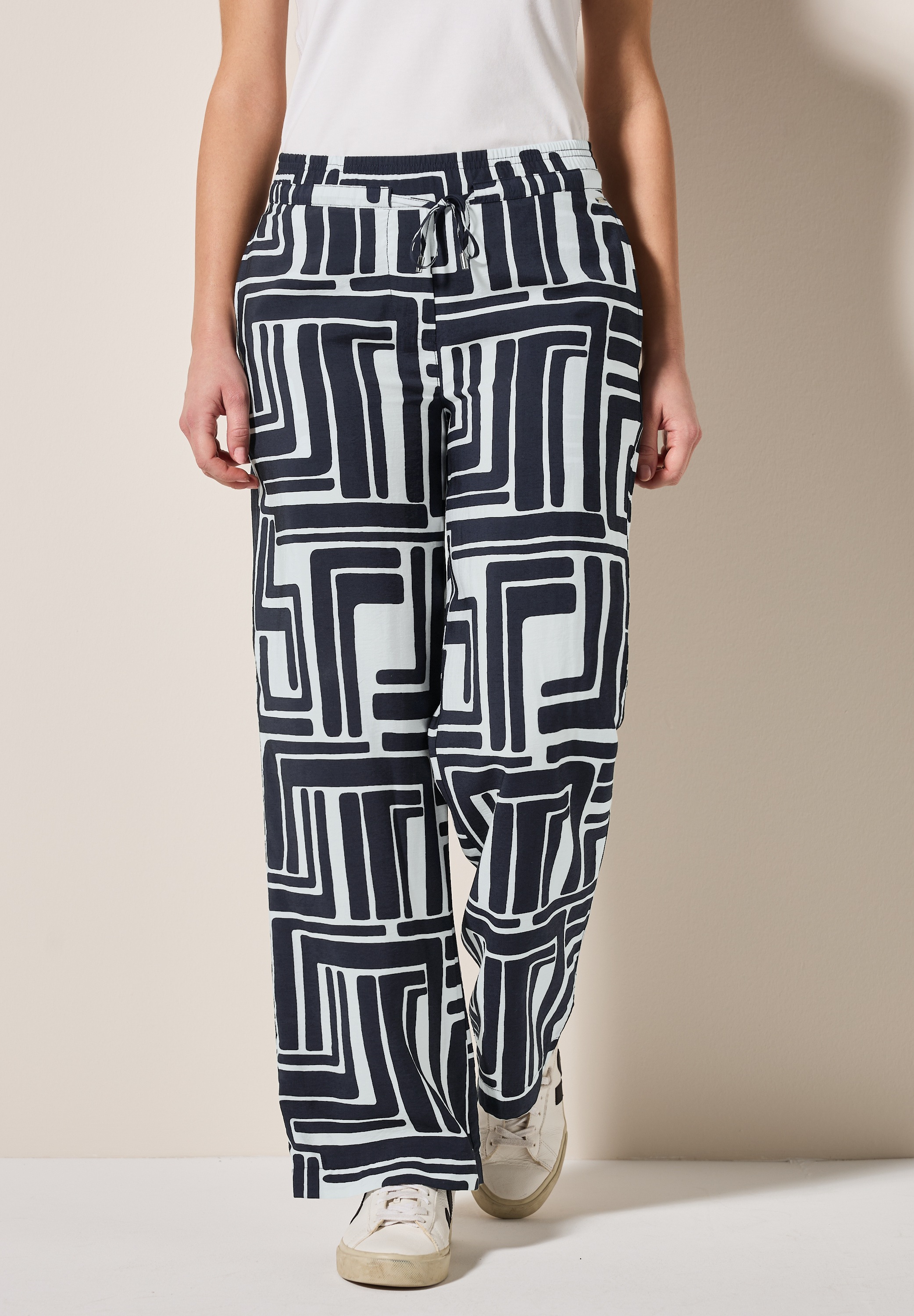 Cecil Stoffhose, High Waist günstig online kaufen
