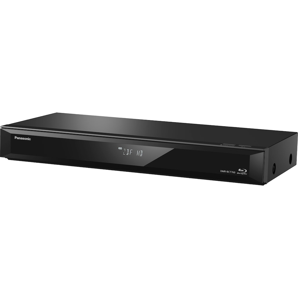 Panasonic Blu-ray-Rekorder »DMR-BCT760/5«, 4k Ultra HD, Miracast (Wi-Fi Alliance)-WLAN-LAN (Ethernet), DVB-C-Tuner-4K Upscaling, 500 GB Festplatte