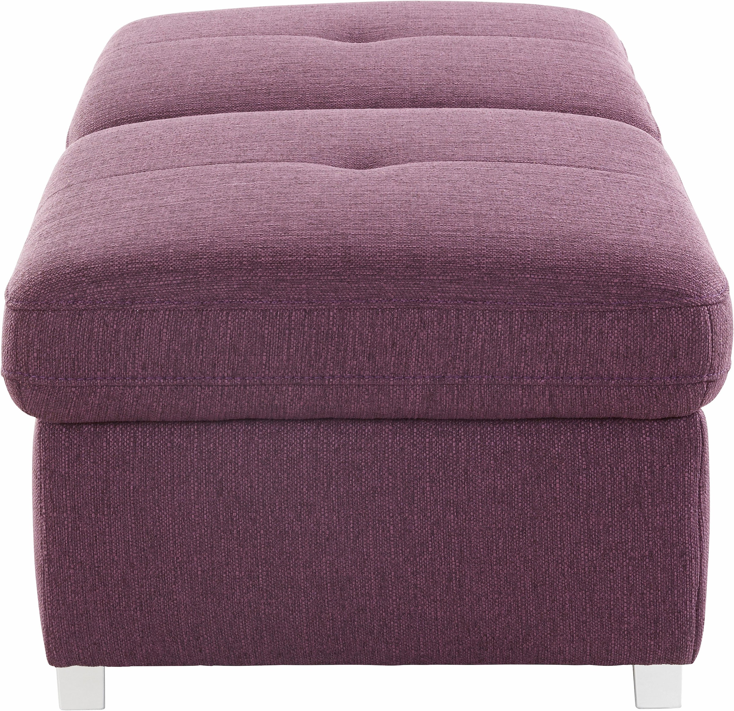 exxpo - sofa fashion Hocker »Spring Bankhocker, guter Sitzkomfort und tolle Verarbeitungsdetails«