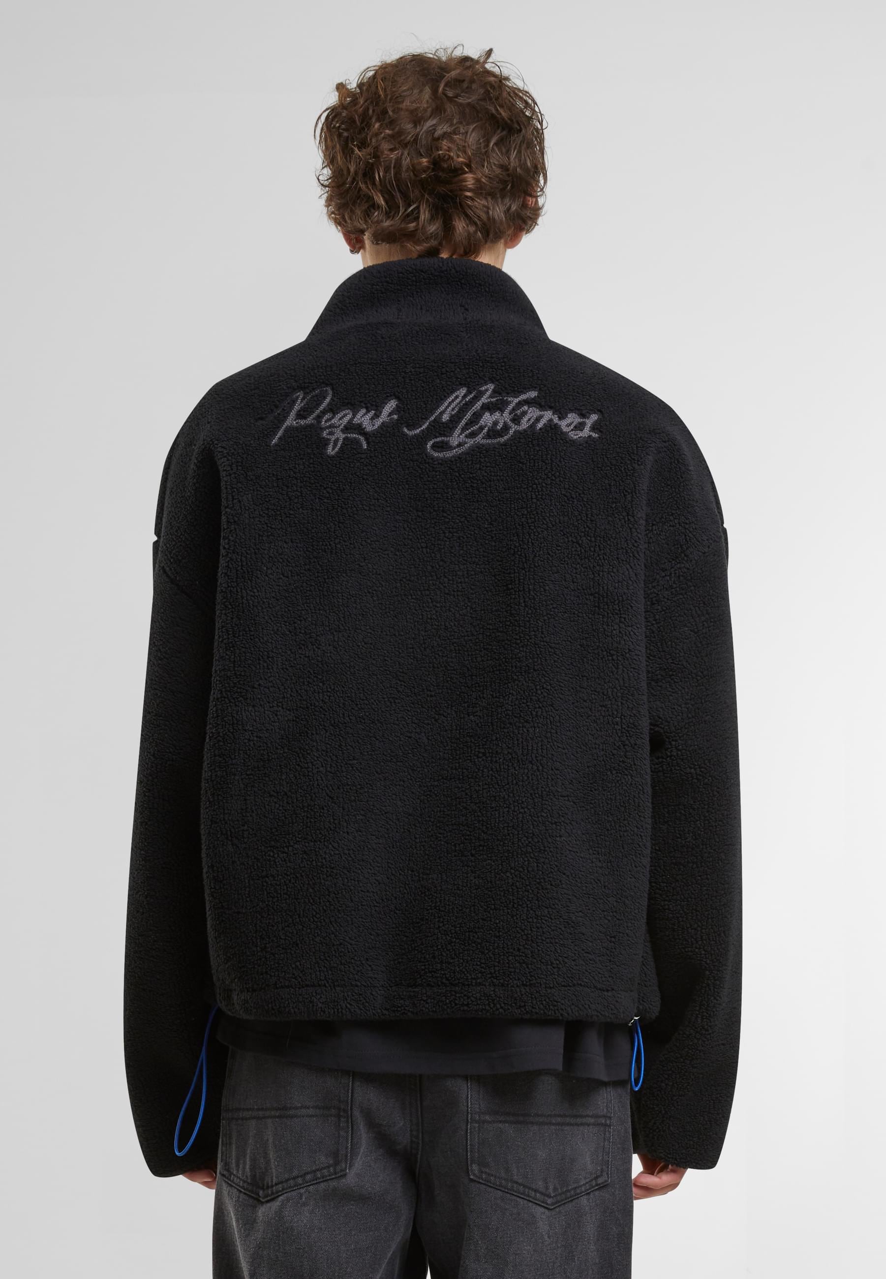 PEQUS Allwetterjacke »PEQUS PEQUS Mykonos Script Teddy Fleece Jacket«, (1 St.), ohne Kapuze