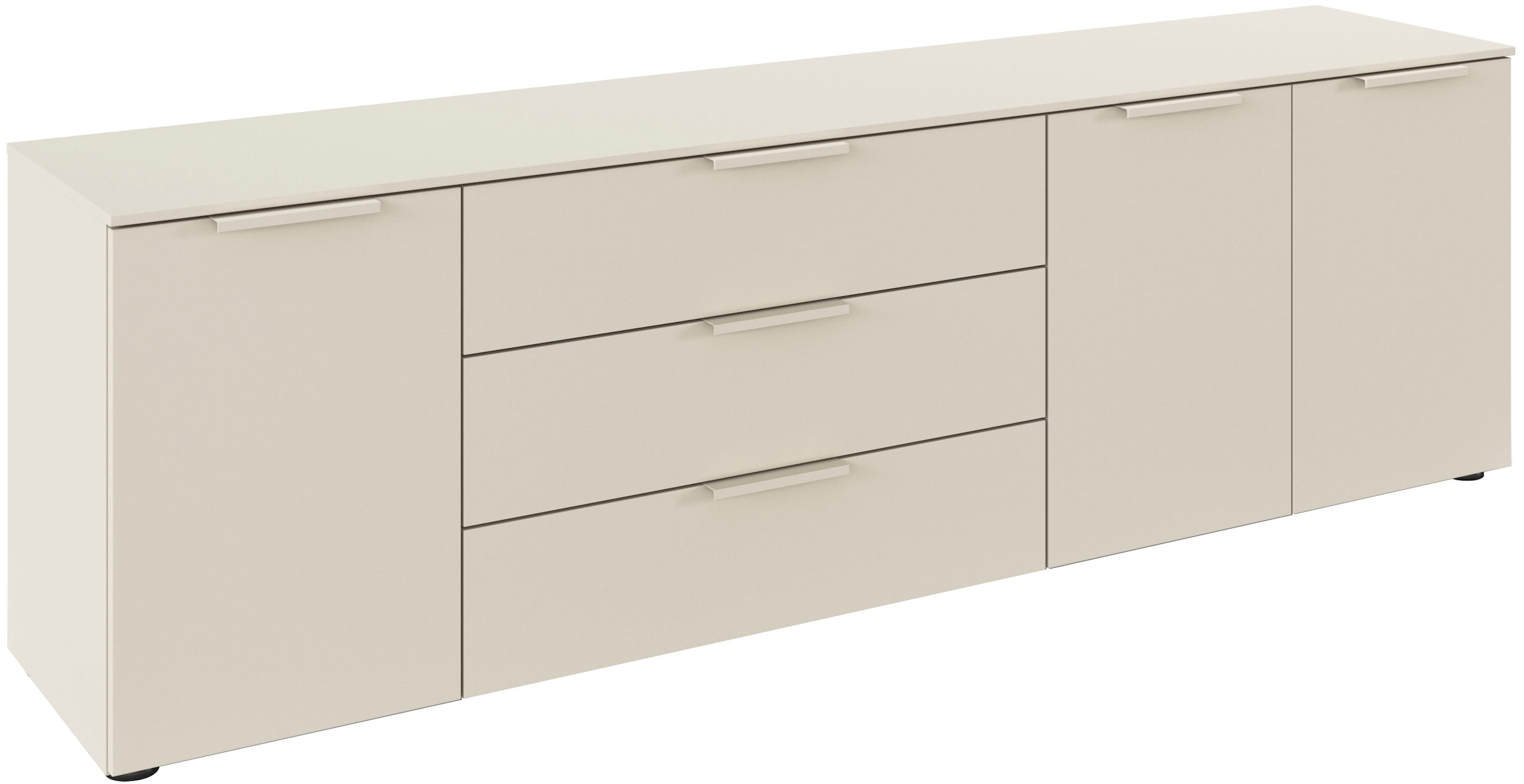 rauch Schubkastenkommode "Kommode Türkommode Sideboard Kombikommode FLIPP" Breite 200 cm mit 2 Einlegeböden, 3-türig mit 3 Schubladen und Soft-Close-Funktion