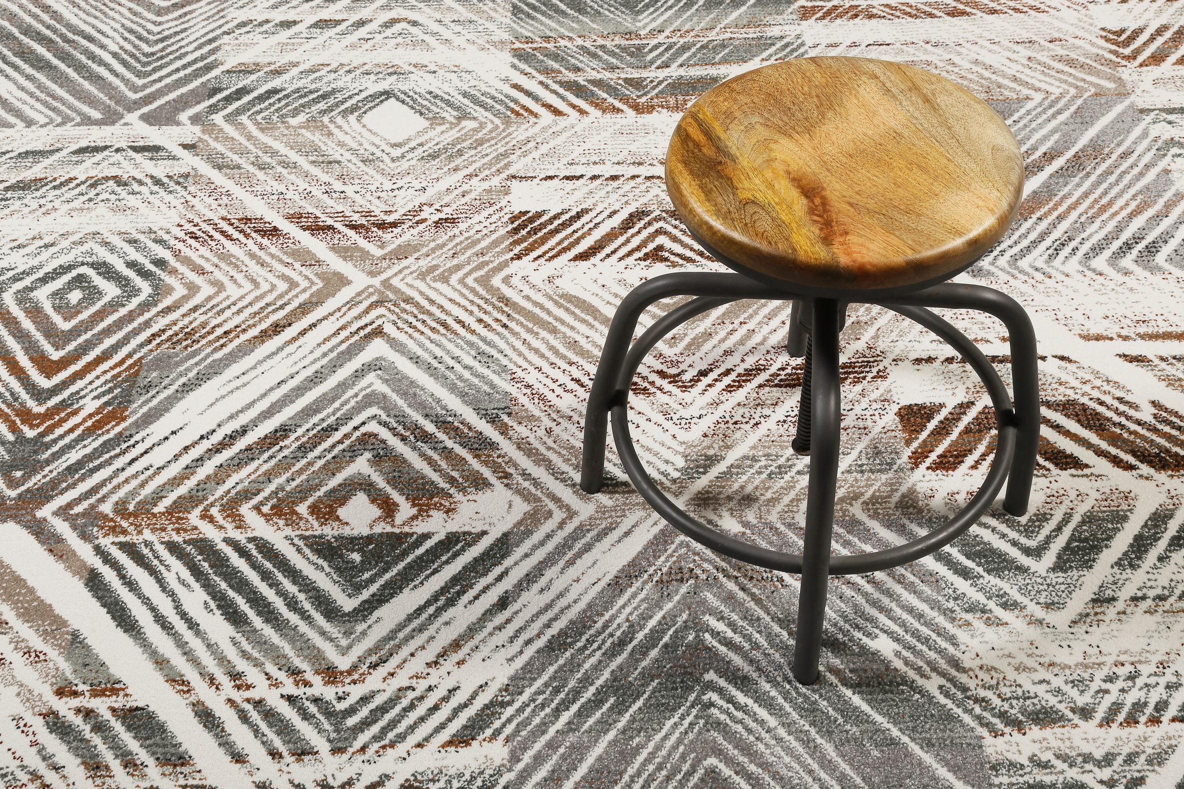Esprit Teppich »Cuba, ESP-40104«, rechteckig, 13 mm Höhe, dichter Kurzflor, geometrisch, Wohnzimmer