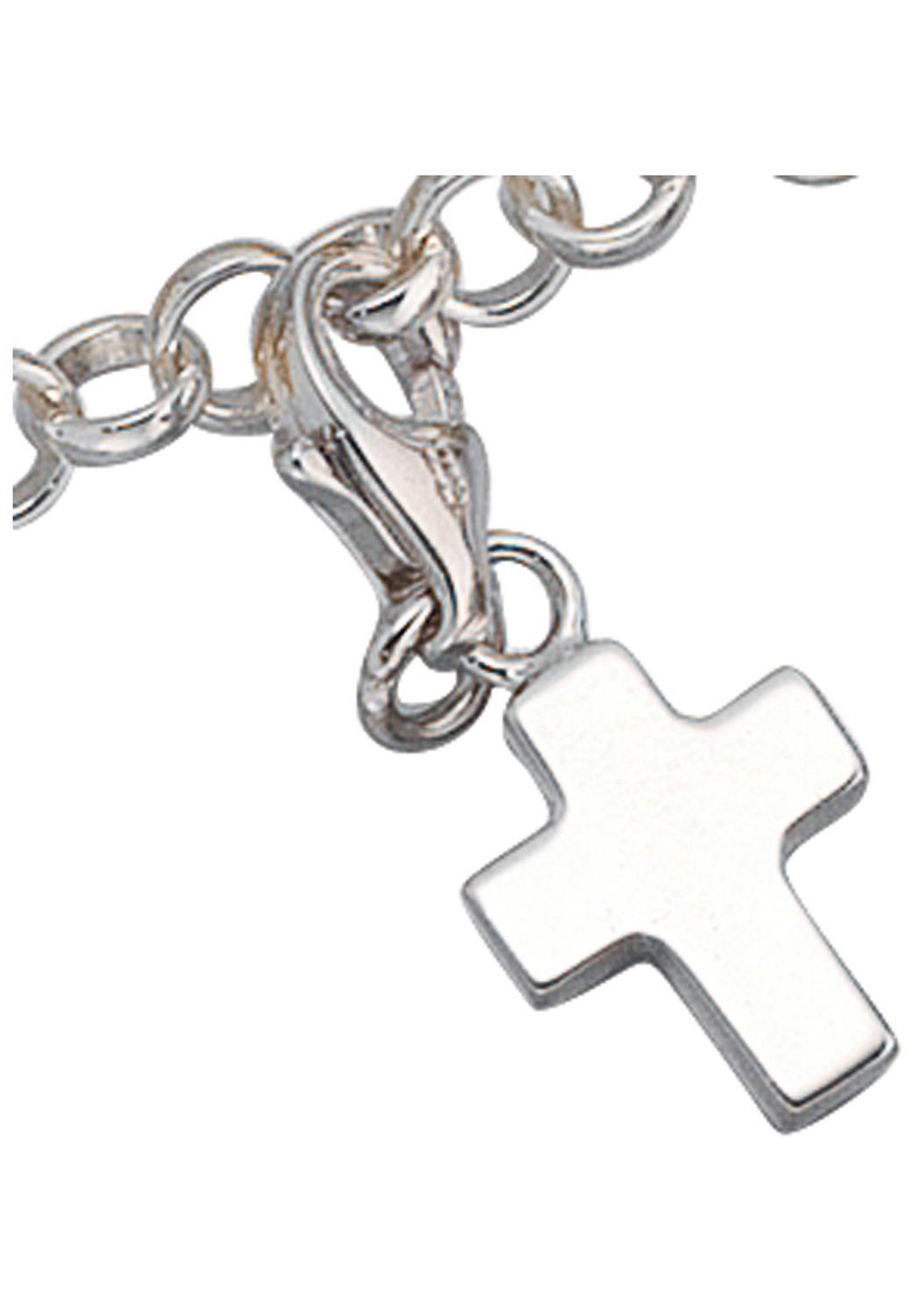 JOBO Charm Kreuz »Kreuz«, 925 Silber