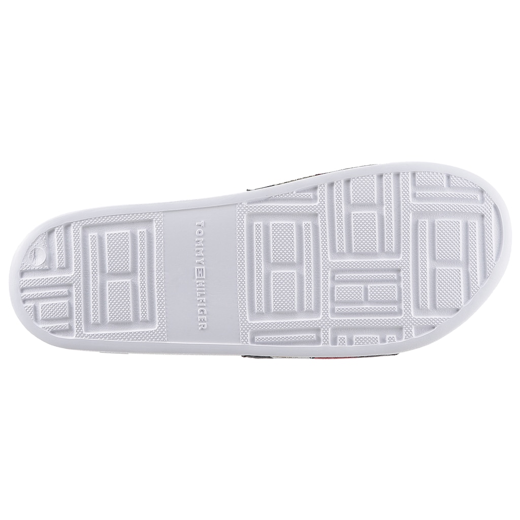 Tommy Hilfiger Pantolette »ESSENTIAL CORP SLIDE«