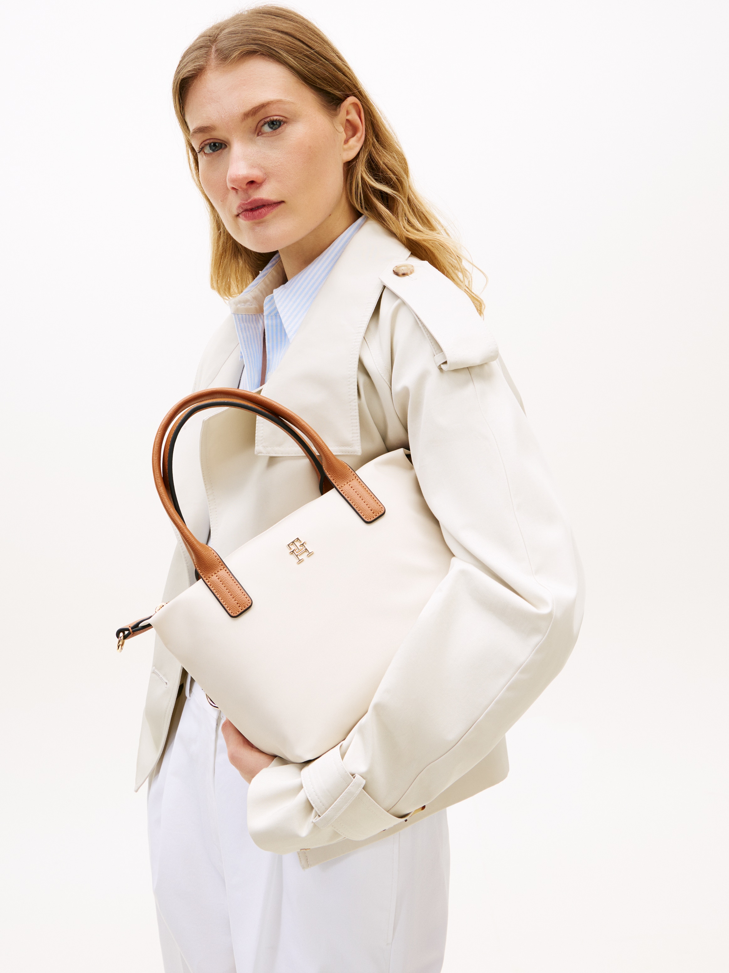 Tommy Hilfiger Tragetasche "POPETTE MINI TOTE" Damen Umhängetasche, Minibag günstig online kaufen