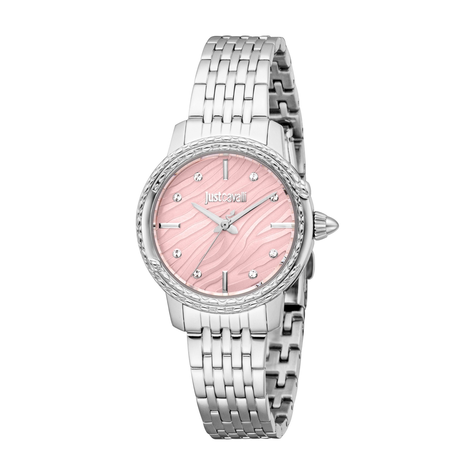 Just Cavalli Time Quarzuhr »Euforia«, (Set, 2 tlg., mit Armband), Armbanduhr, Damenuhr, Edelstahlarmband, Ideal auch als Geschenk