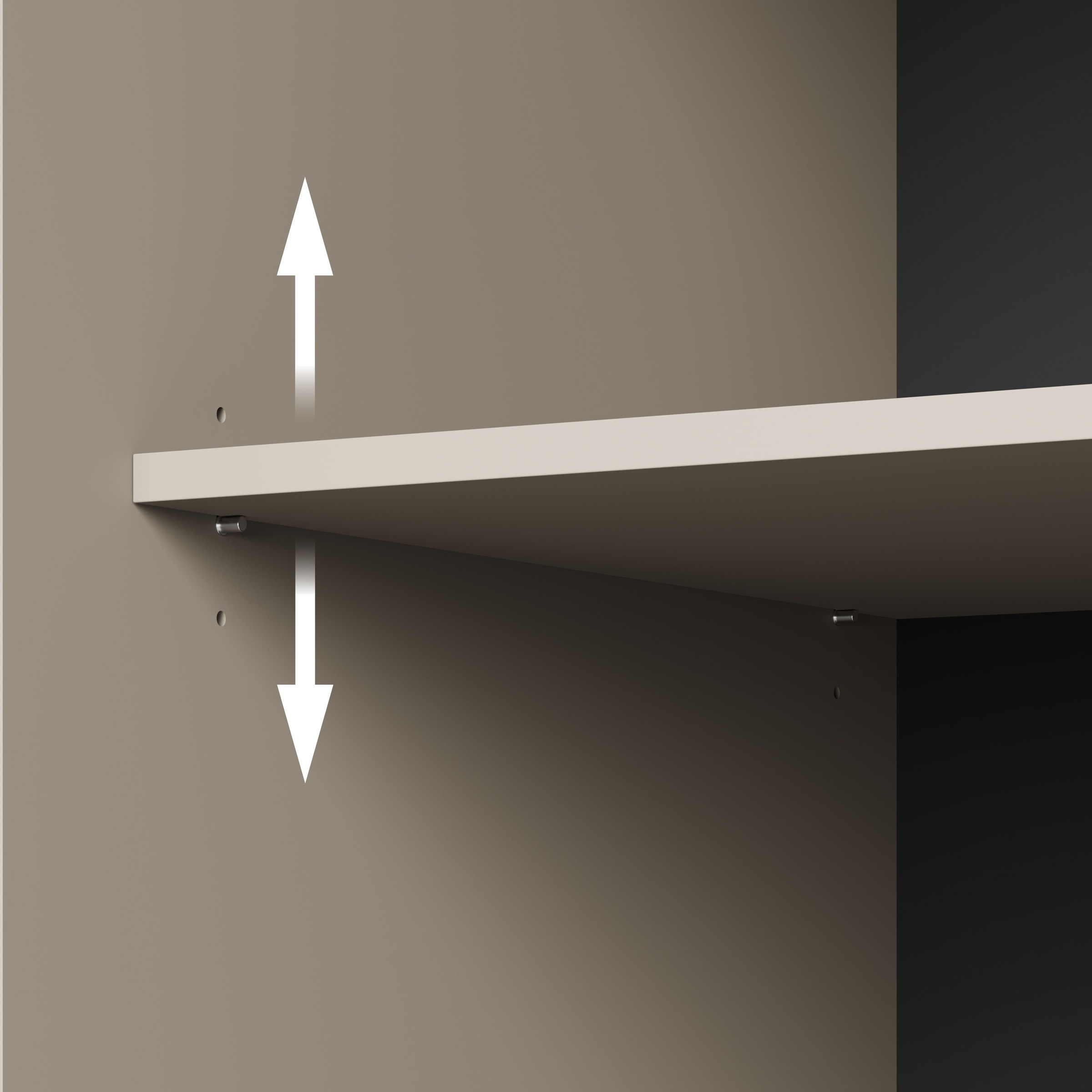 INOSIGN Kleiderschrank »Lagos, Garderobe«, (Packung, 1 St.), Moderner Drehtürenschrank, FSC-zertifiziert, Schlafzimmerschrank