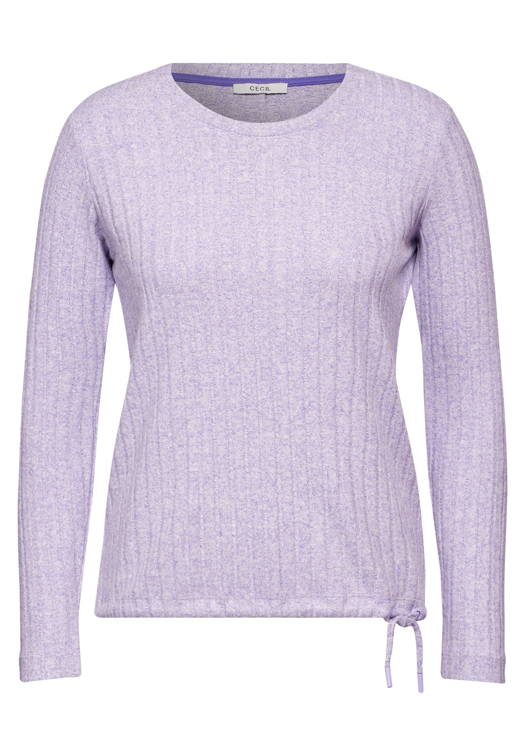 Cecil Langarmshirt, mit Materialmix