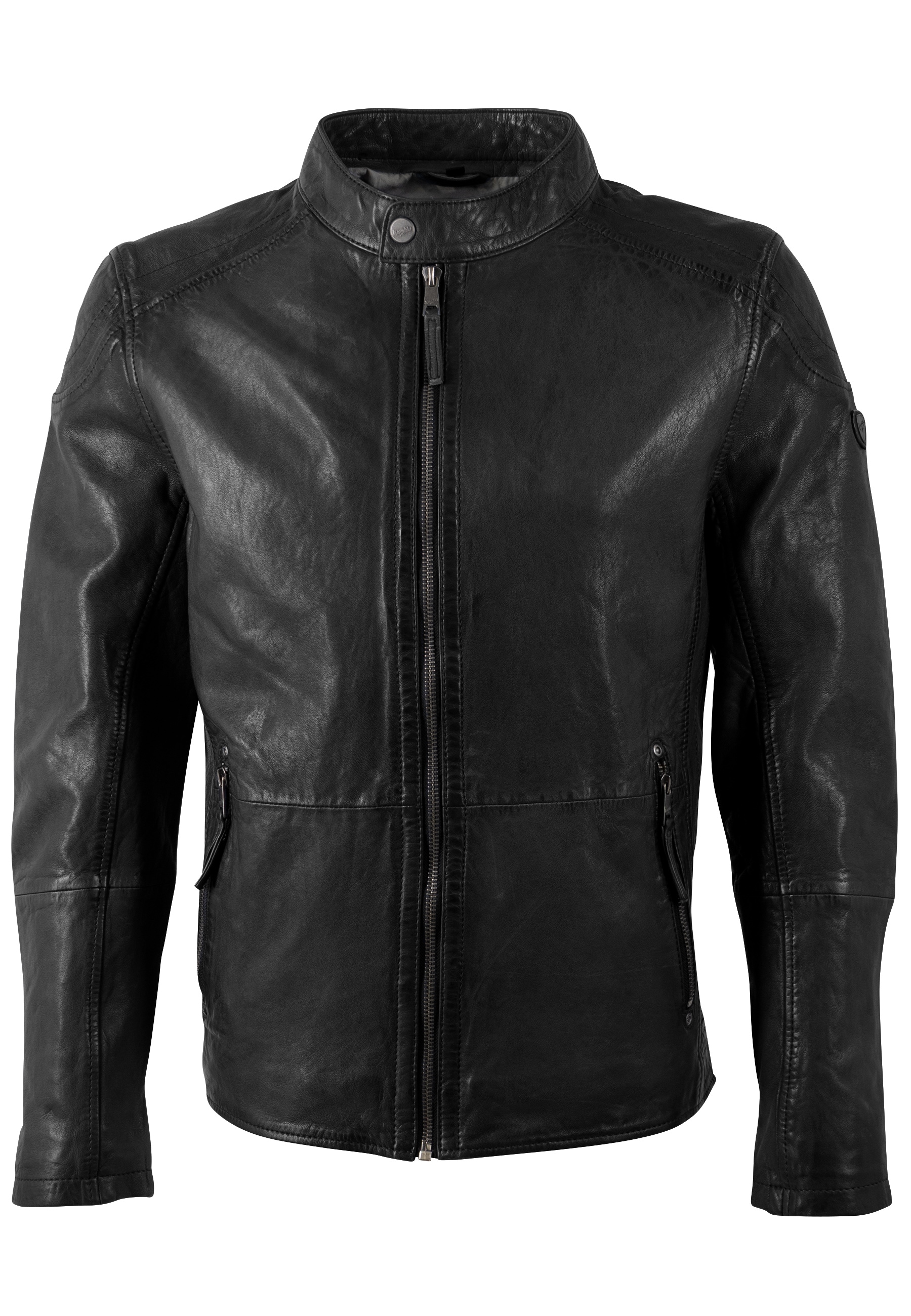 Mauritius Lederjacke "MMBaydo" mit Bikerkragen günstig online kaufen