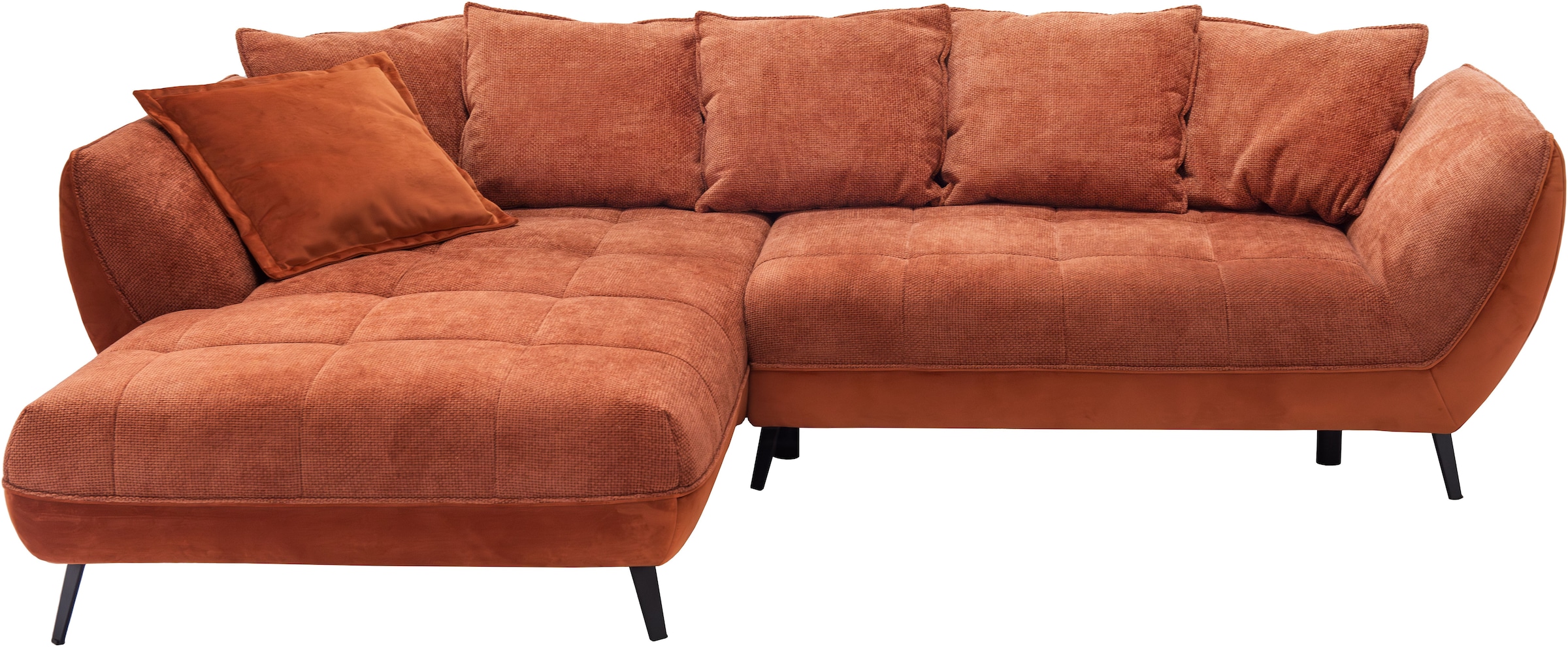exxpo - sofa fashion Ecksofa "Midway mit einfacher Easy-Lift-Bettfunktion, günstig online kaufen