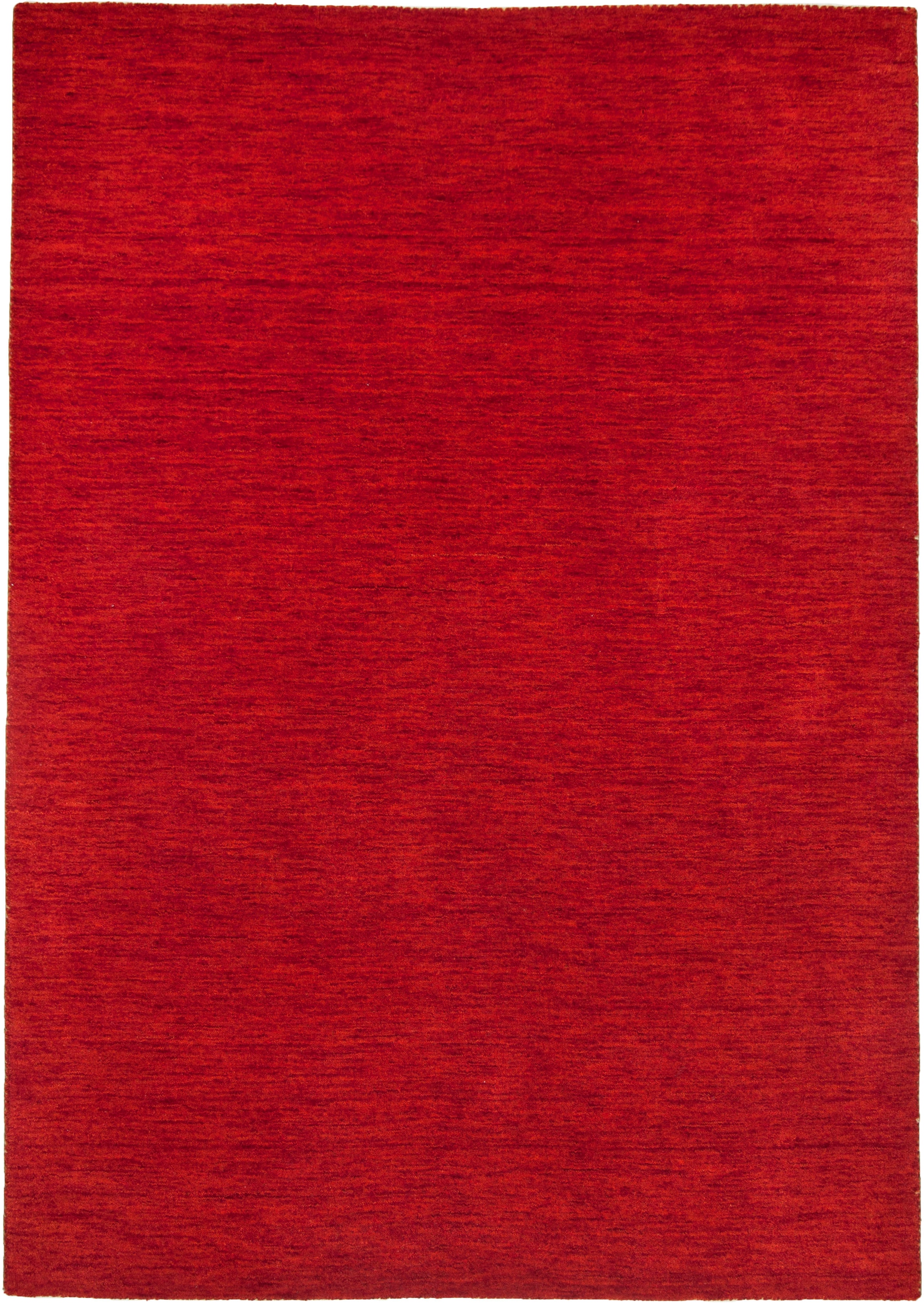 THEKO Wollteppich »Haltu Uni«, rechteckig, 17 mm Höhe, Handweb Teppich, reine Wolle, Uni-Farben, meliert, handgewebt