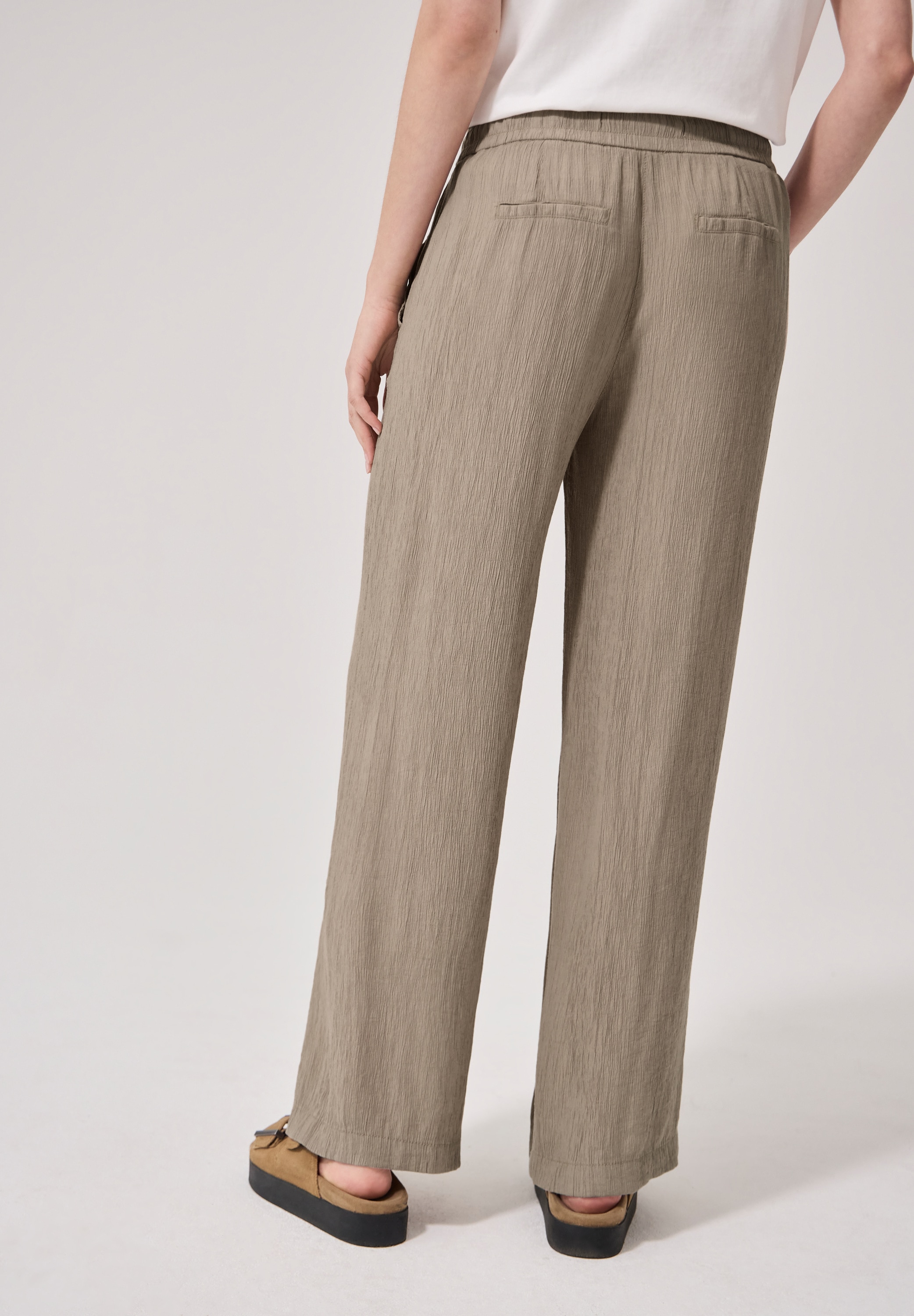 STREET ONE STUDIO Culotte  satinierte Viskose